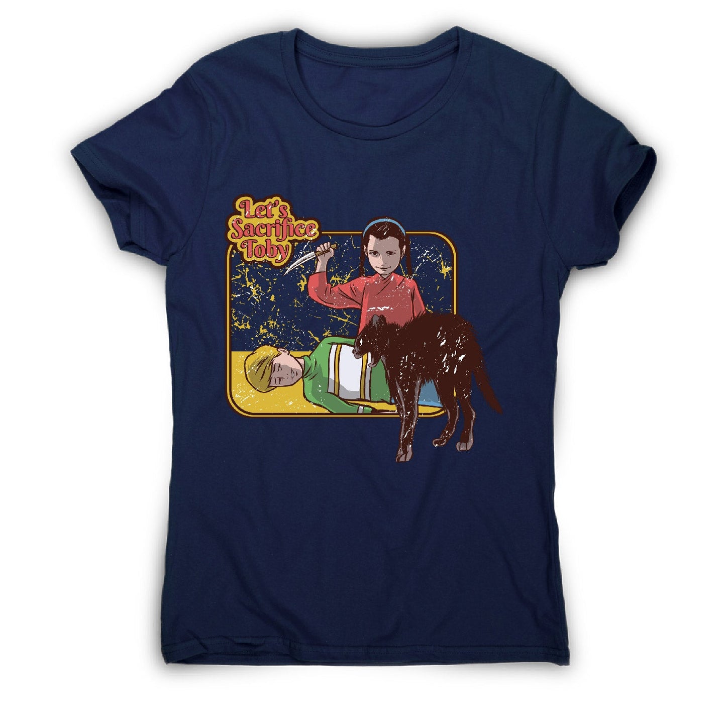 Sacrifice toby - funny halloween women's t-shirt