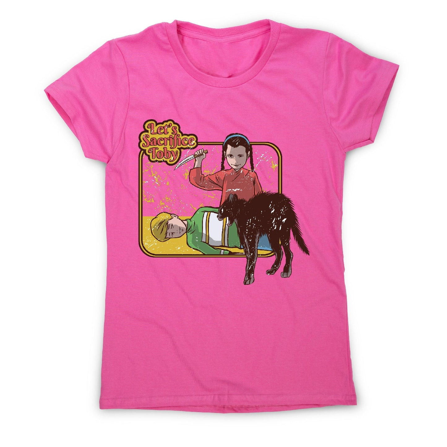 Sacrifice toby - funny halloween women's t-shirt