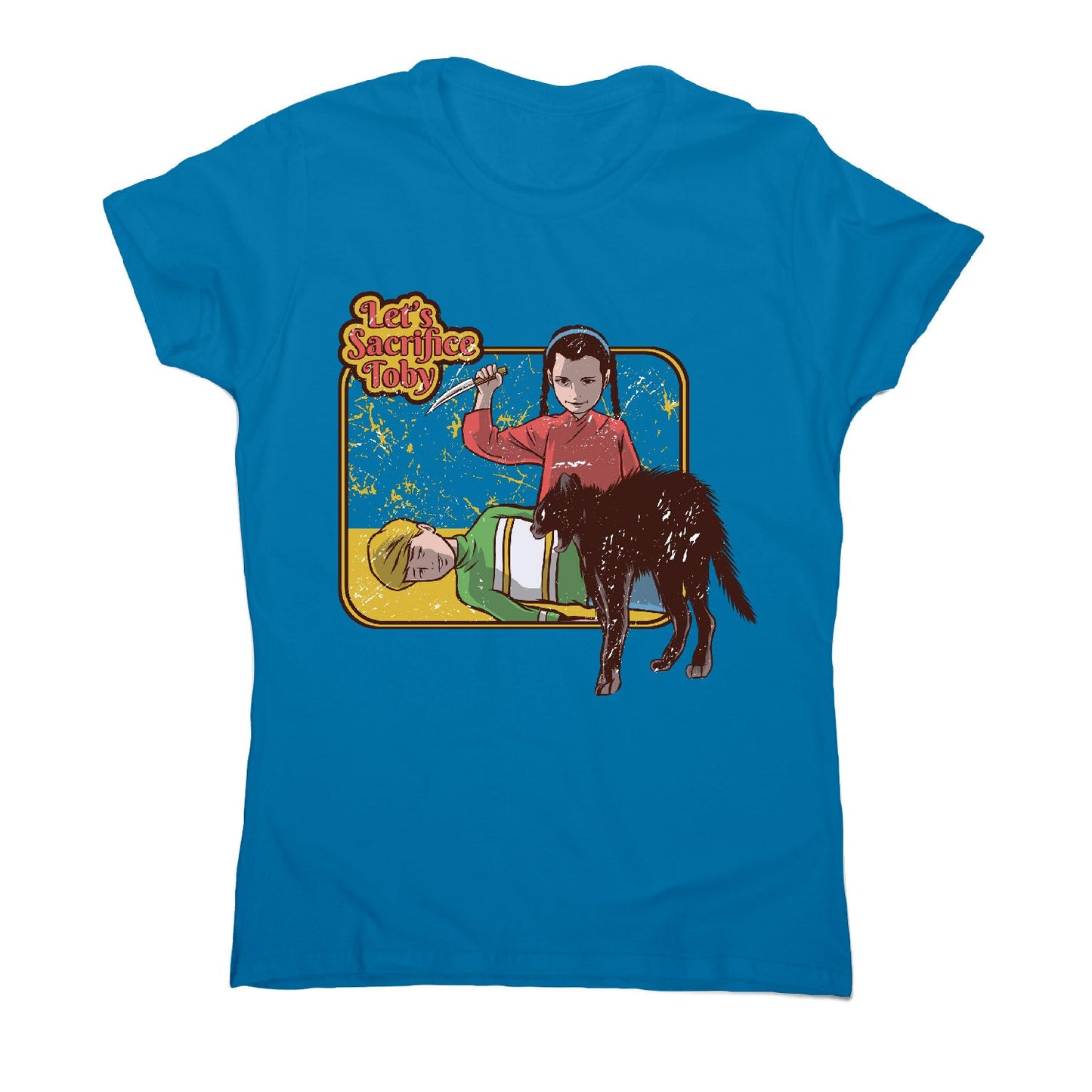 Sacrifice toby - funny halloween women's t-shirt