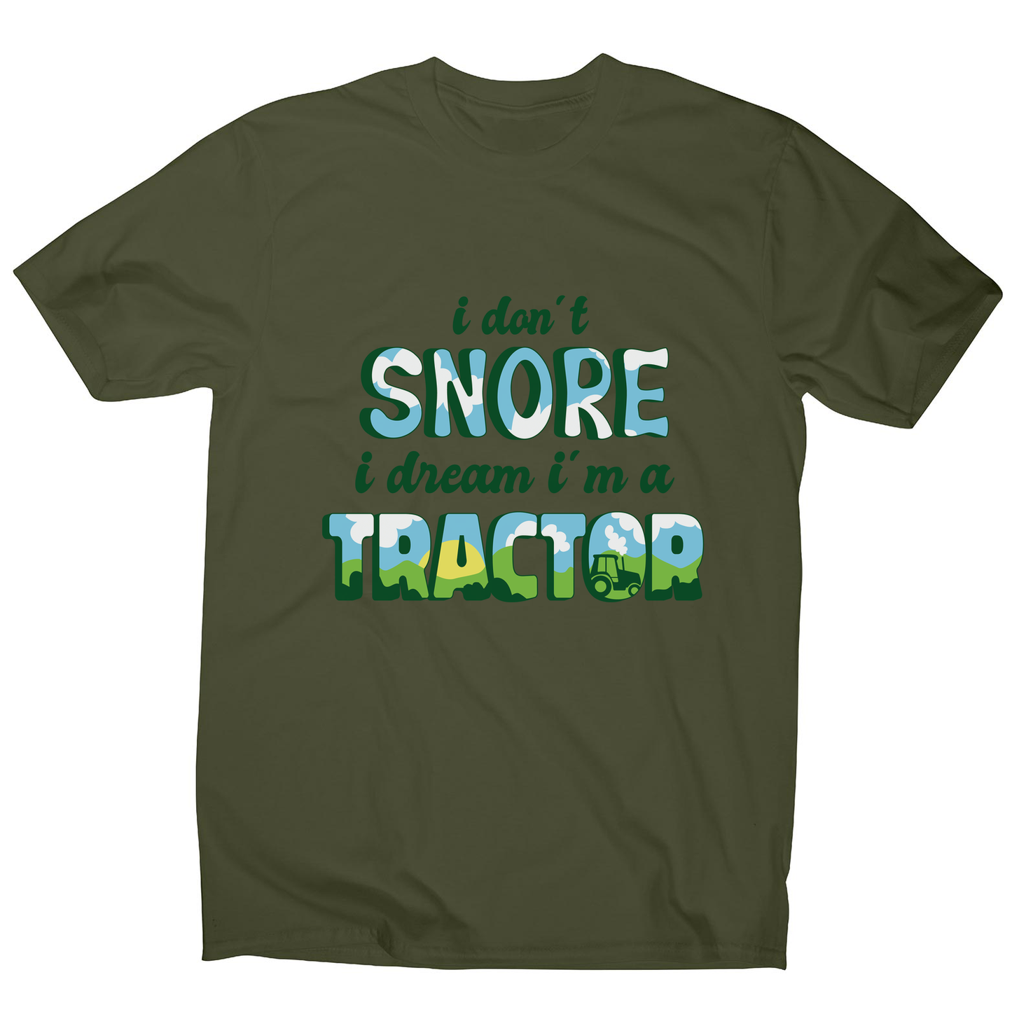 Snoring funny quote men's t-shirt
