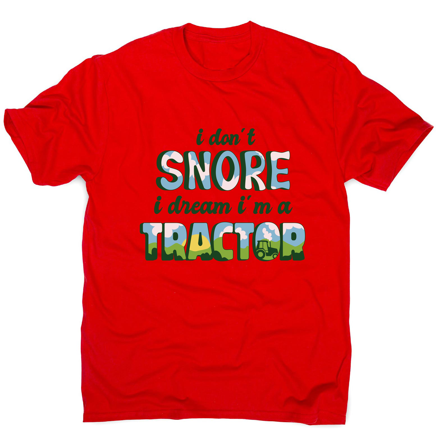Snoring funny quote men's t-shirt
