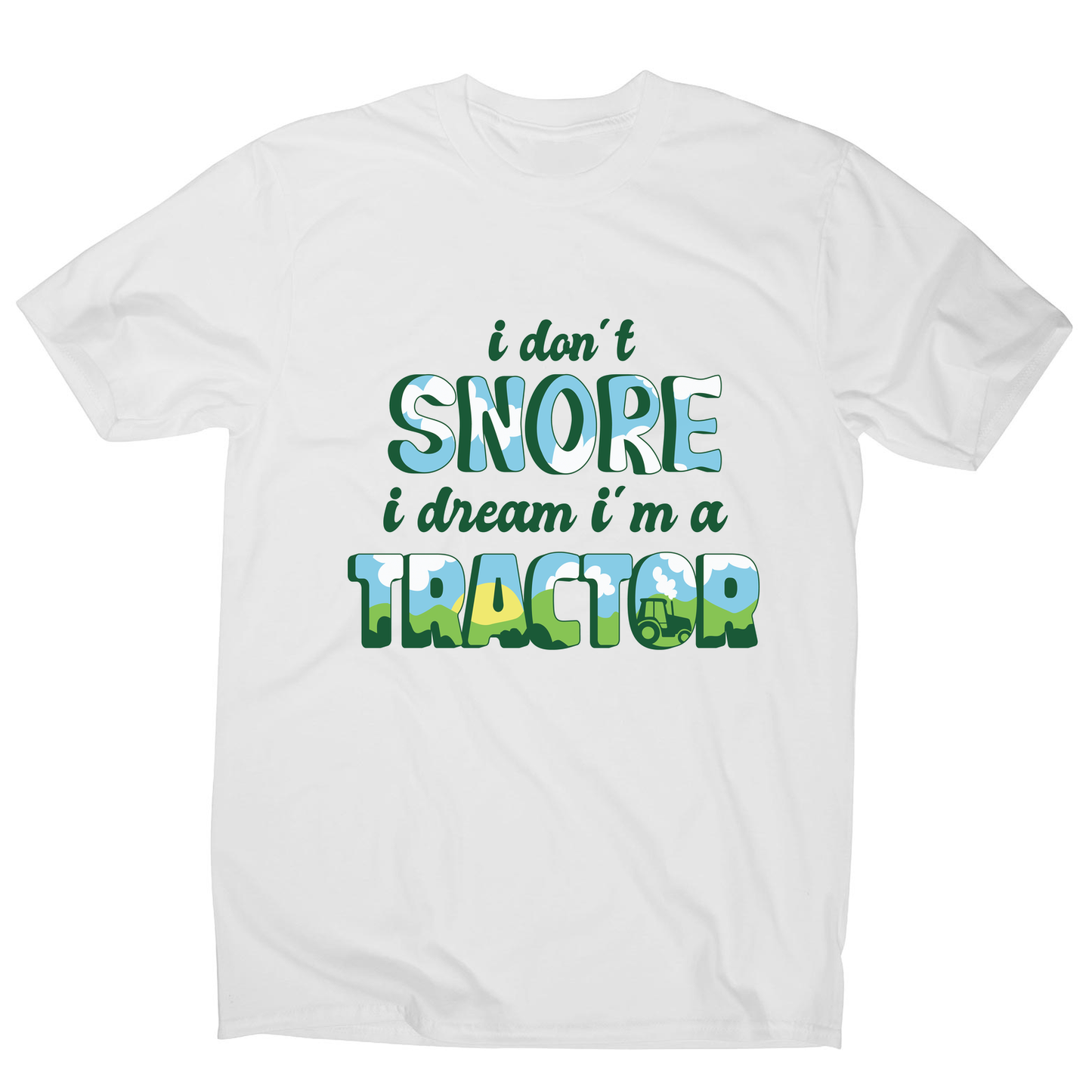 Snoring funny quote men's t-shirt