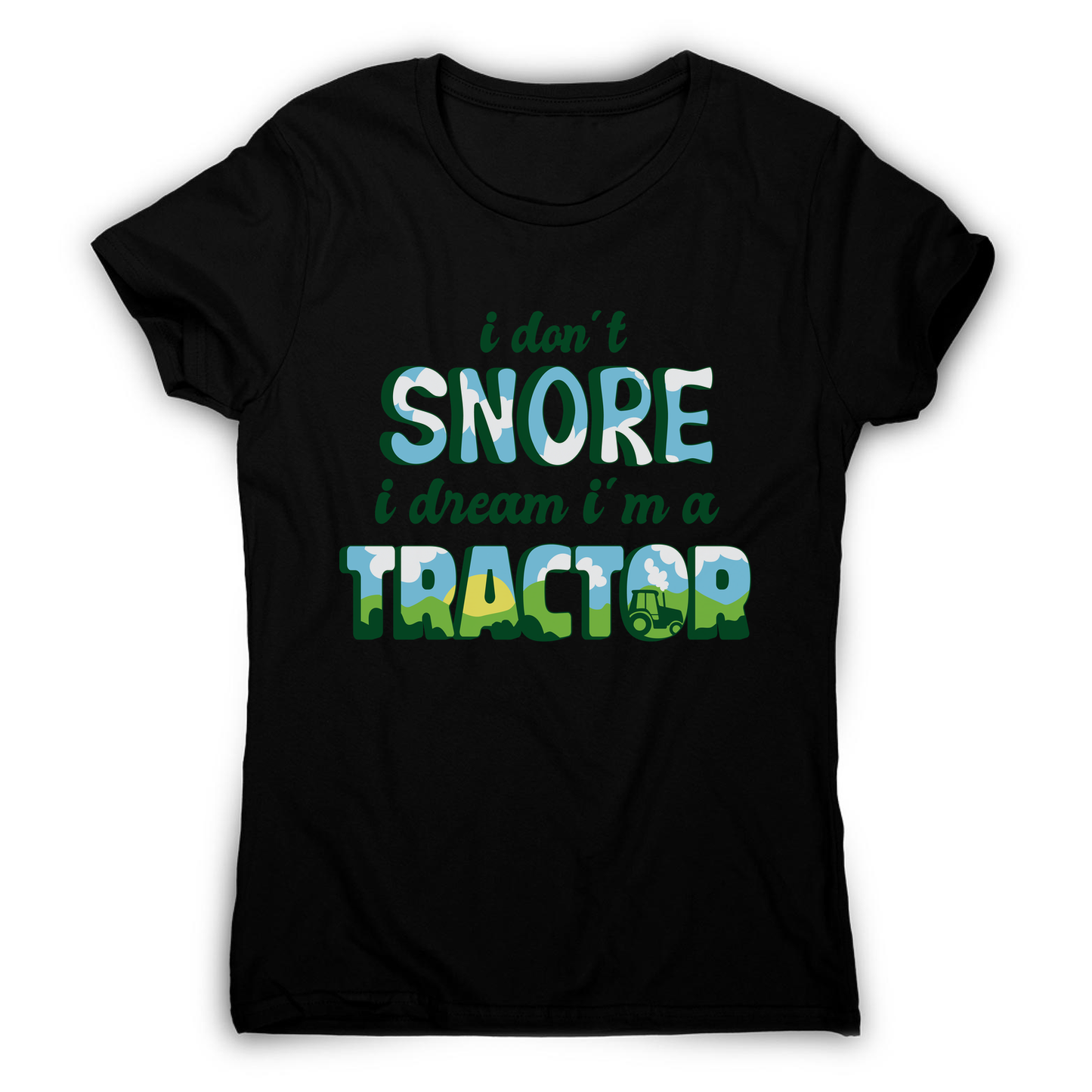 Snoring funny quote women's t-shirt
