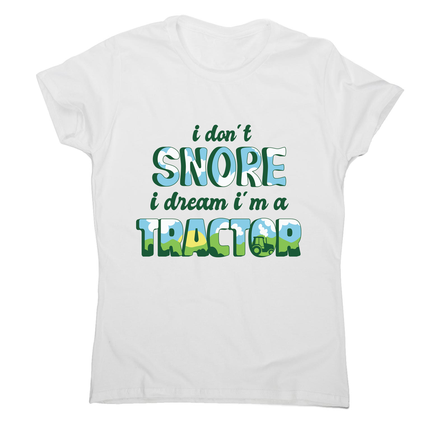 Snoring funny quote women's t-shirt