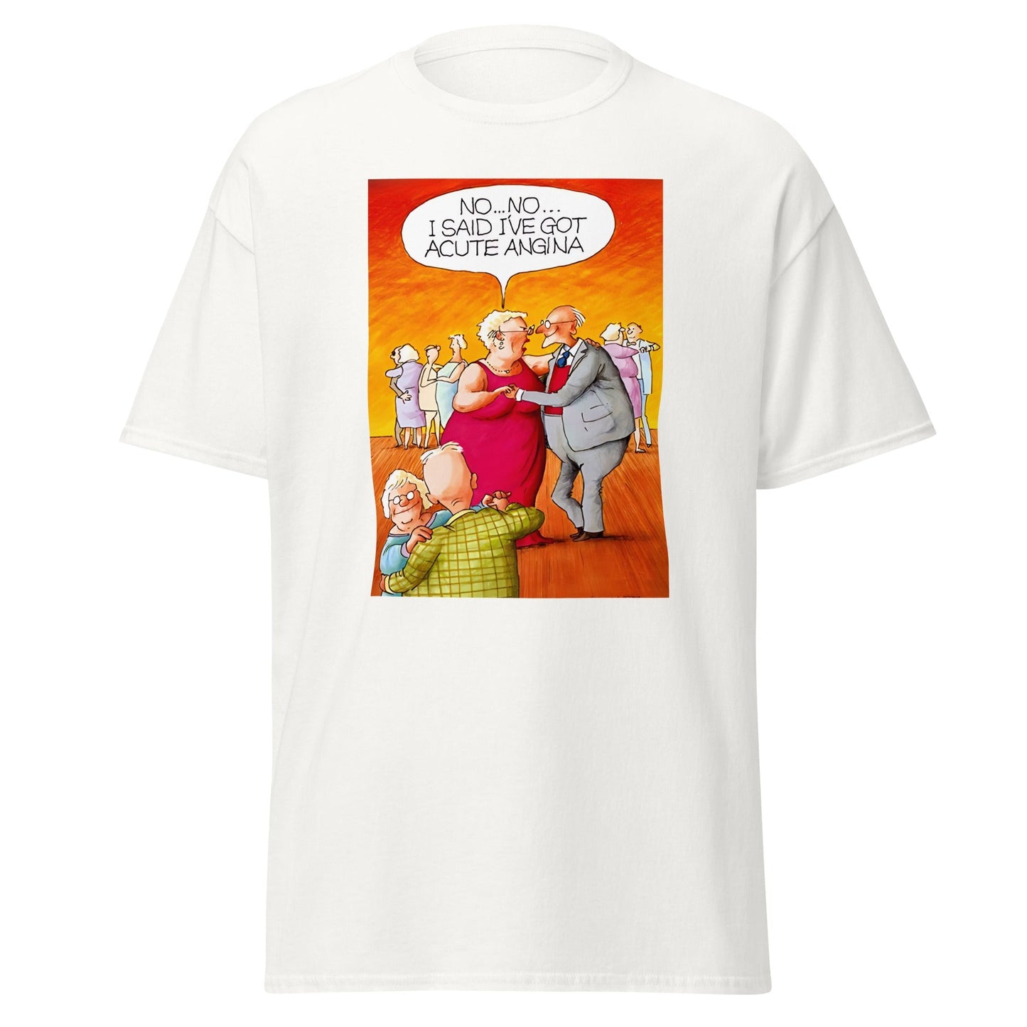 Acute Angina Meme T-Shirt – Funny Medical Meme Graphic Tee