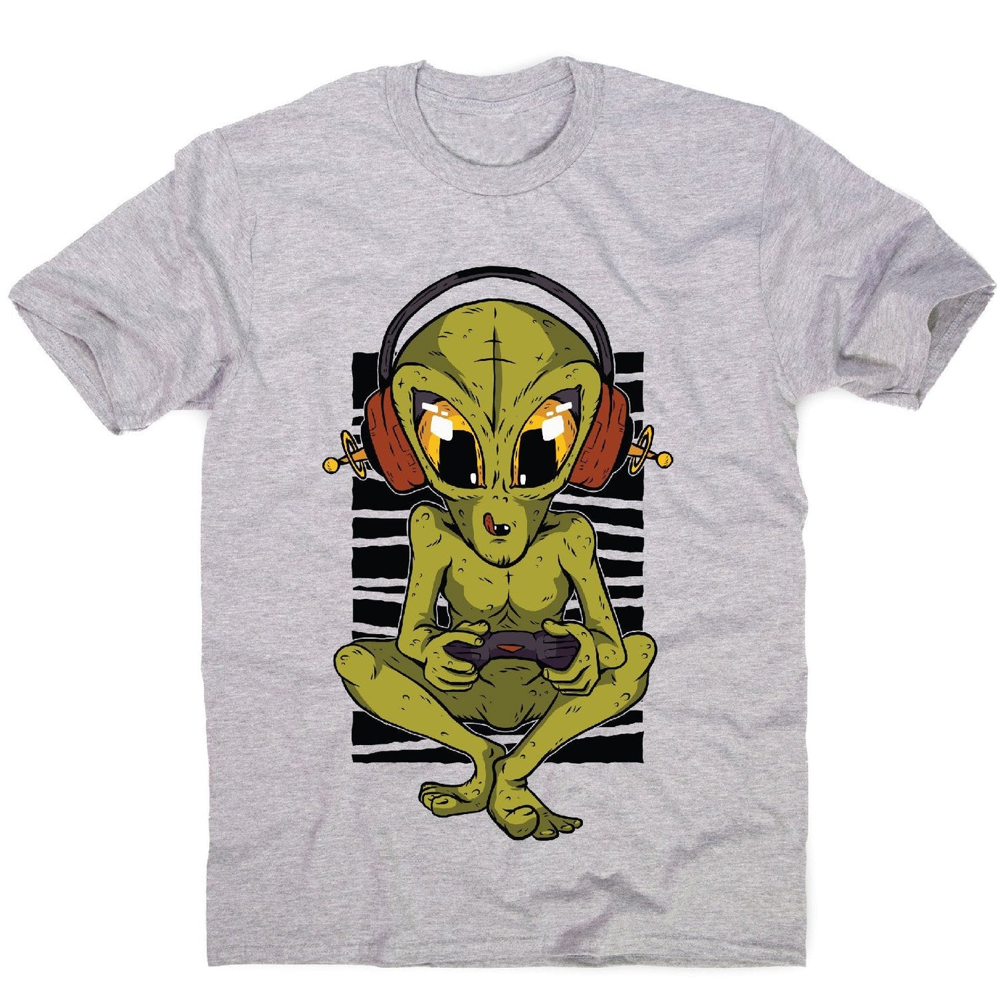Alien gamer - men's funny premium t-shirt