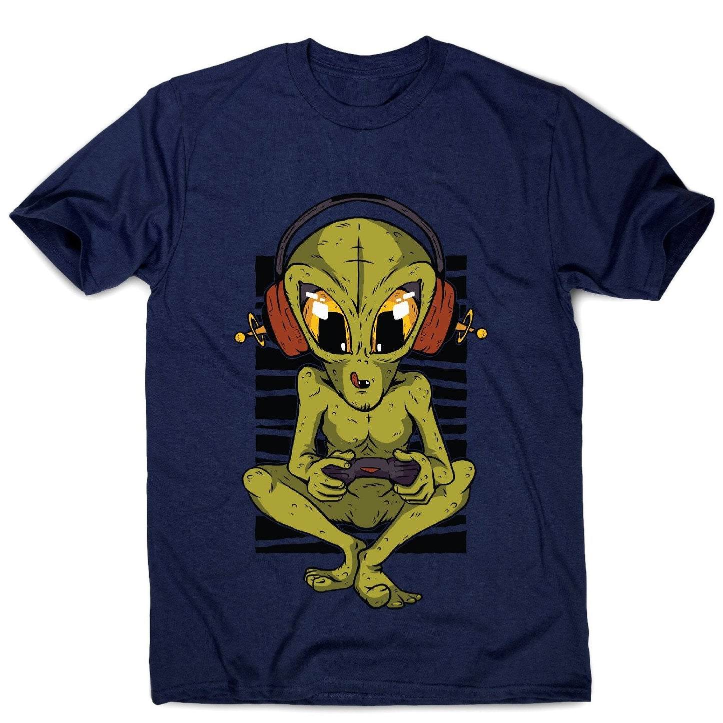Alien gamer - men's funny premium t-shirt