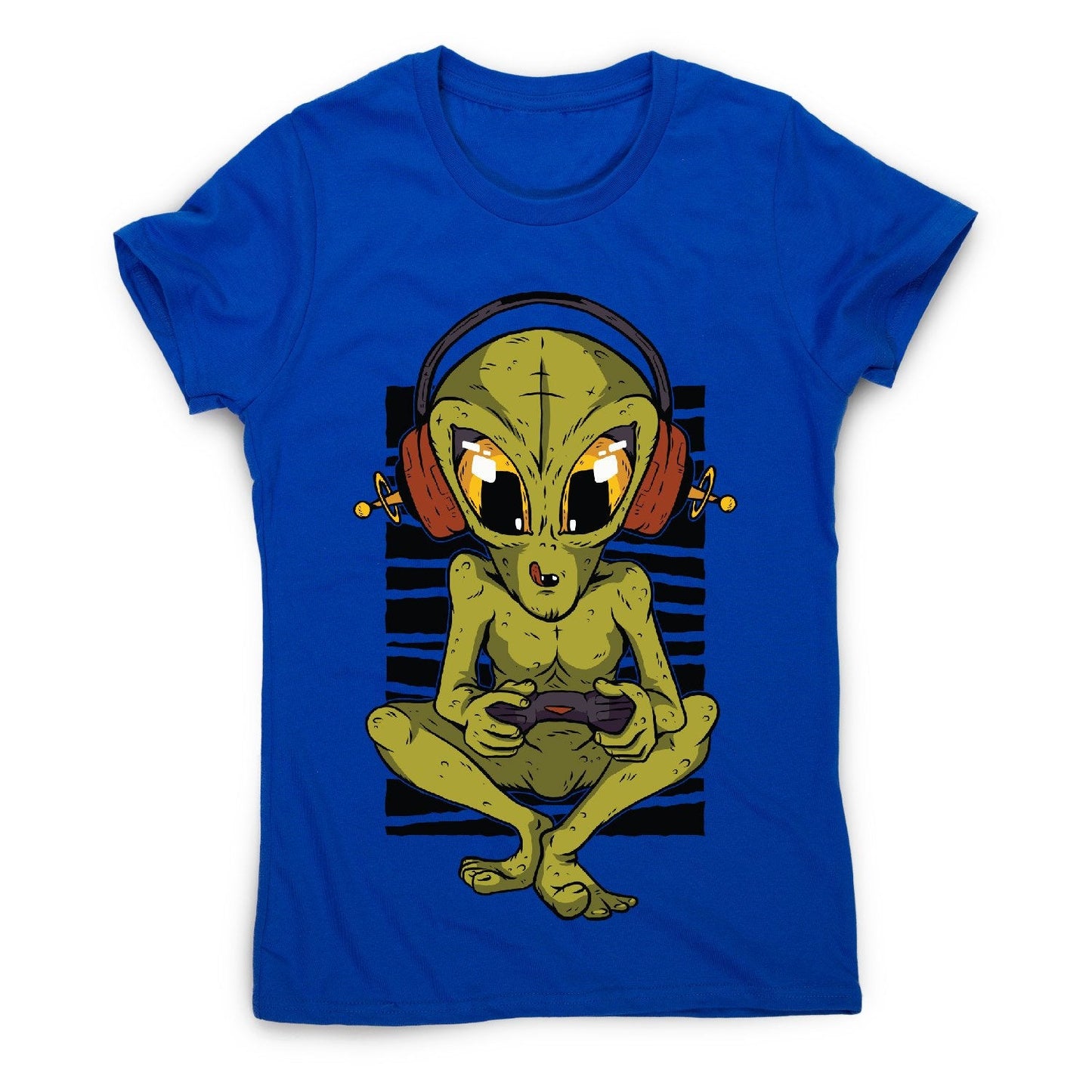 Alien gamer - women's funny premium t-shirt
