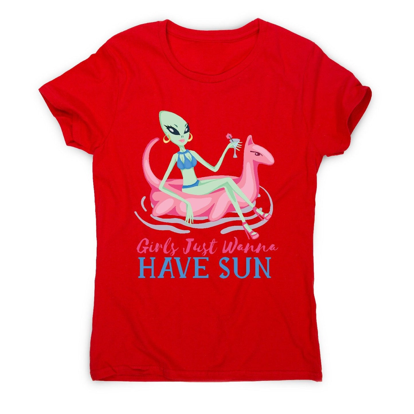 Alien sun - funny - women's t-shirt