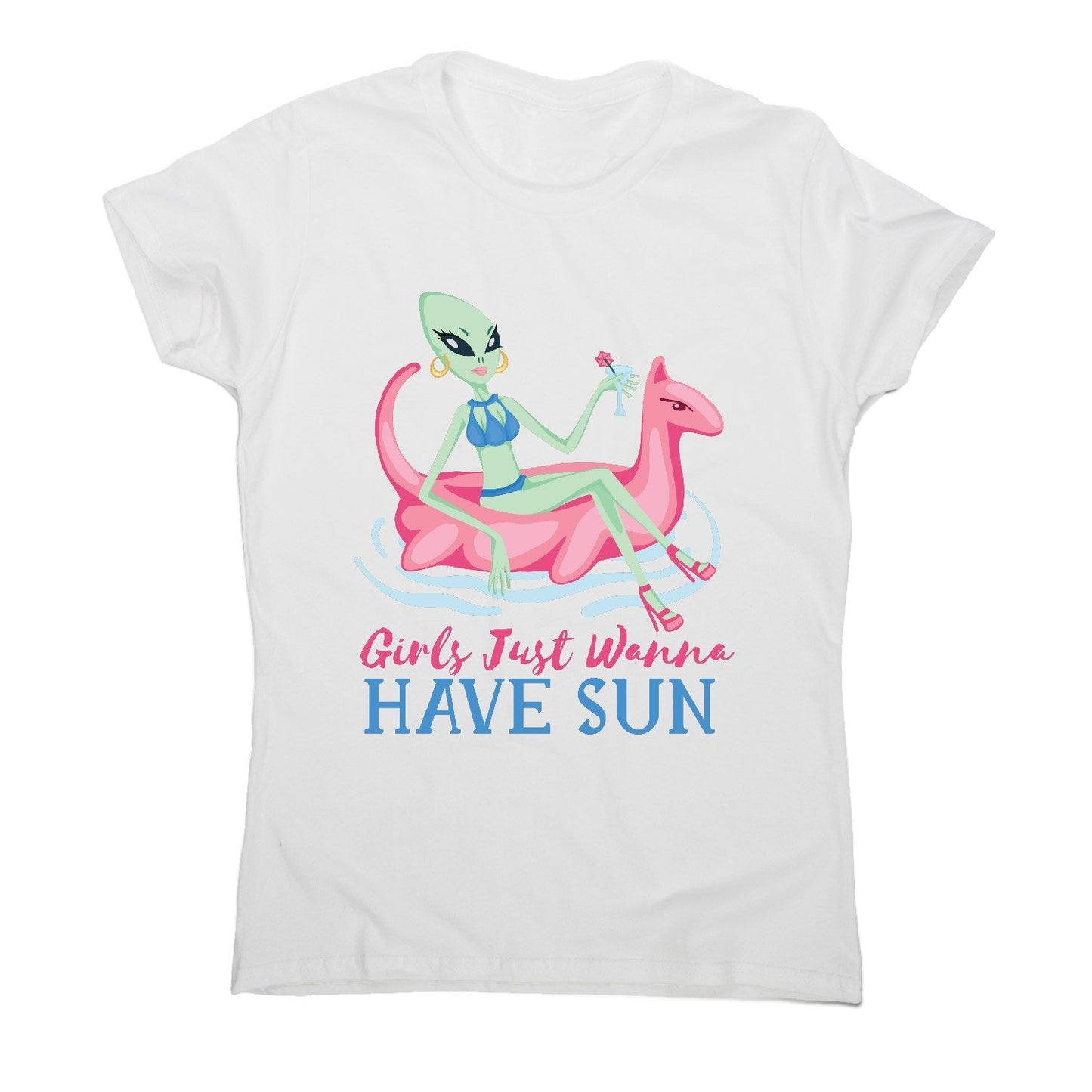 Alien sun - funny - women's t-shirt