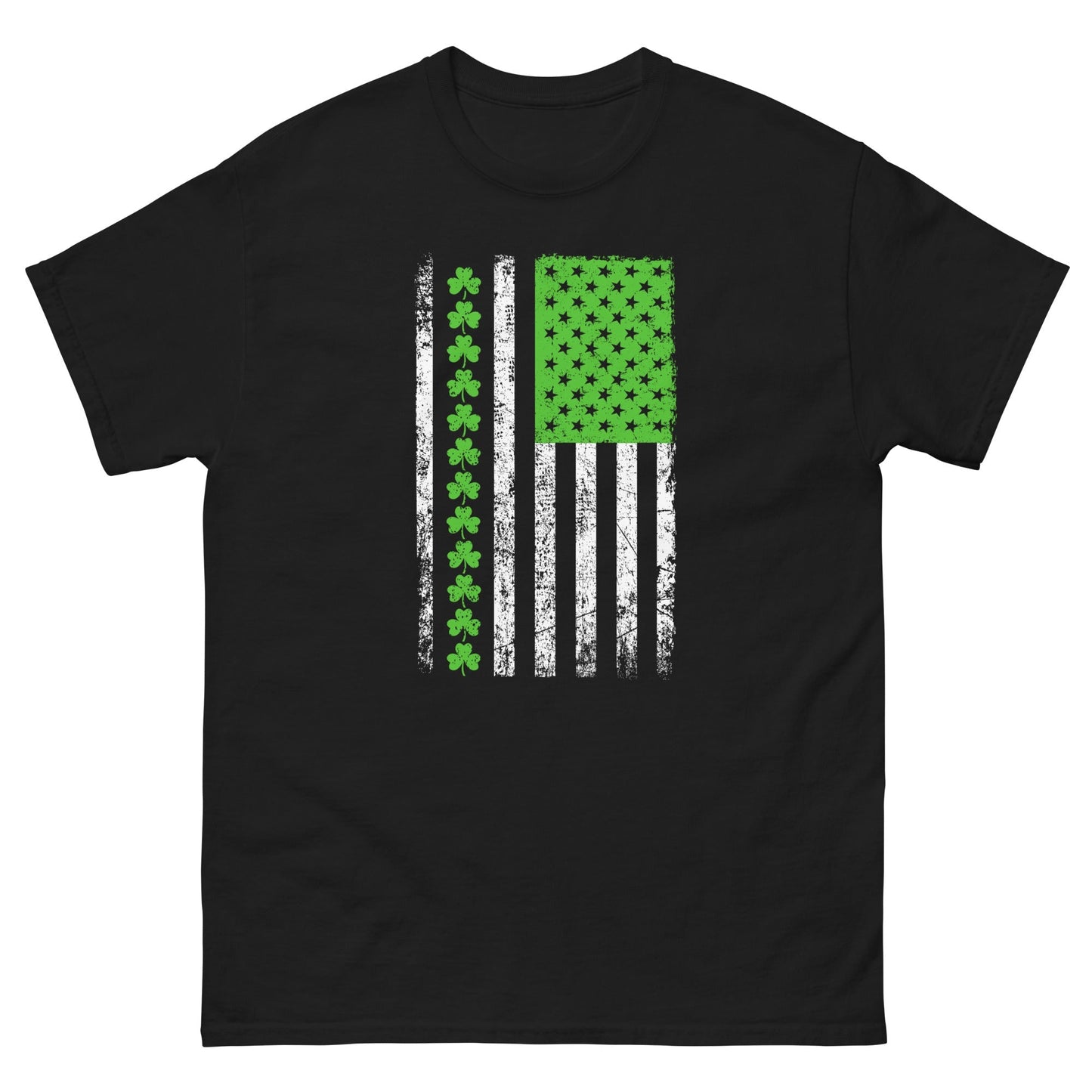 American Irish St. Patrick’s Day T-Shirt – USA & Ireland Pride Graphic Tee