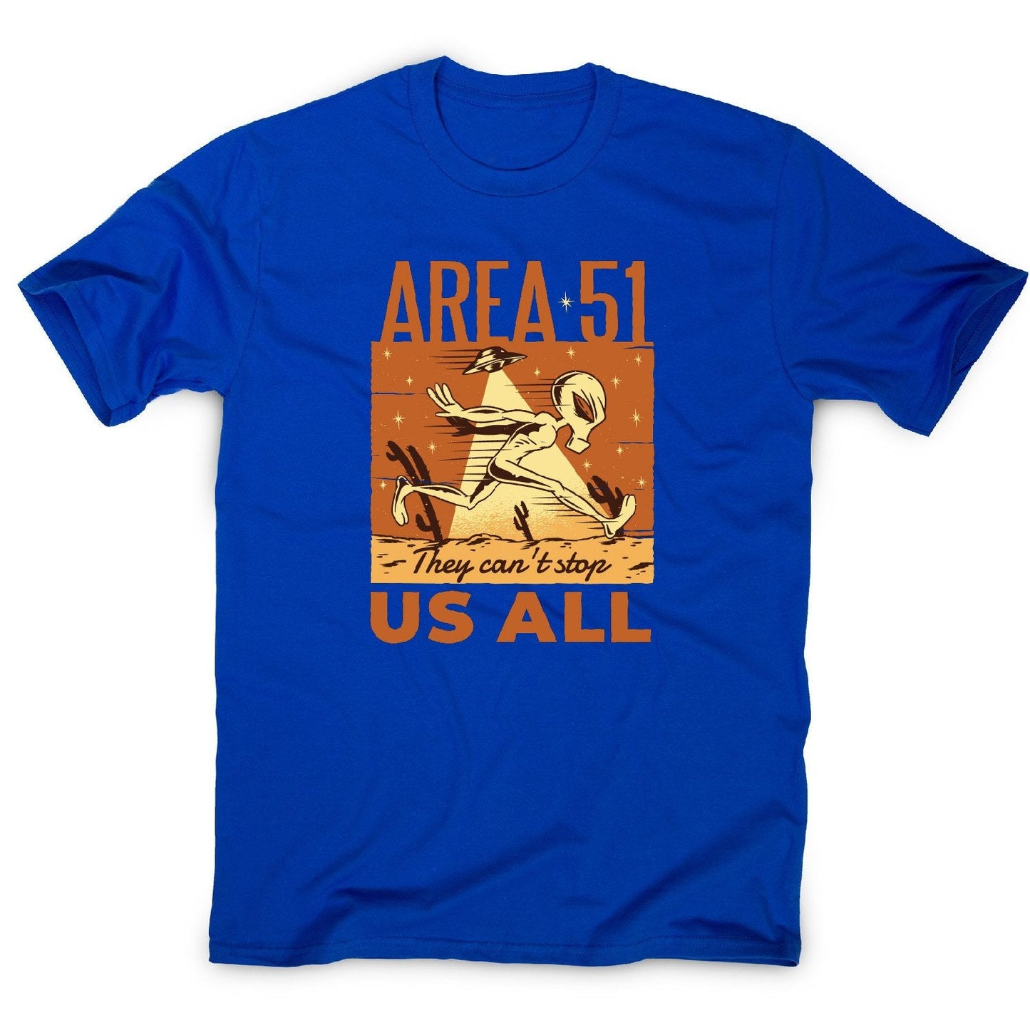 Area 51 alien - men's funny premium t-shirt