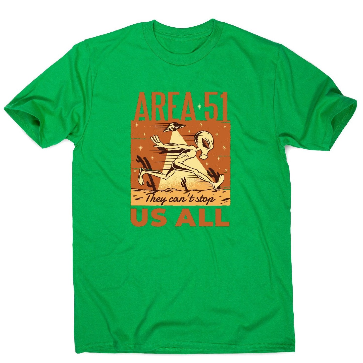 Area 51 alien - men's funny premium t-shirt