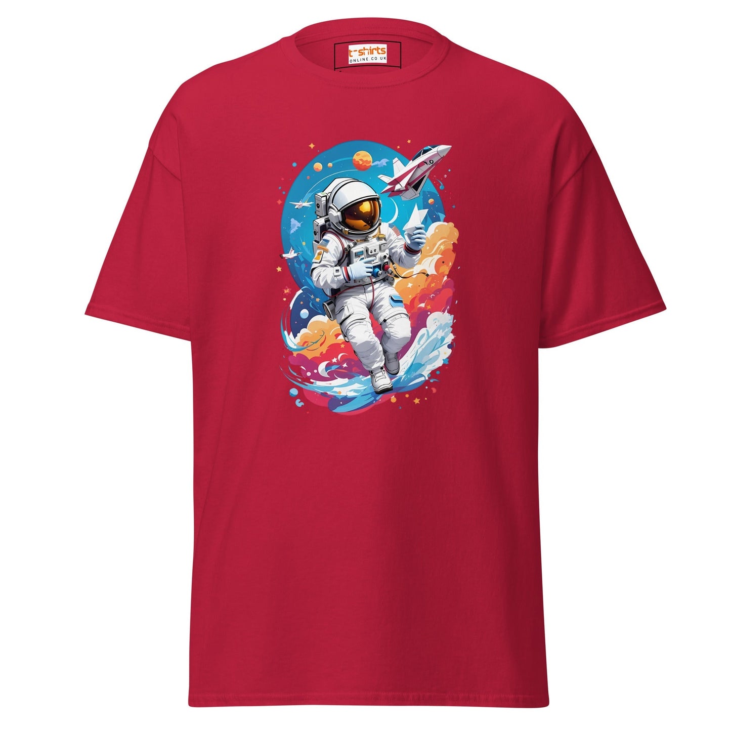 Astronaut Space T‑Shirt Cosmic Explorer Graphic Tee Unisex Cotton