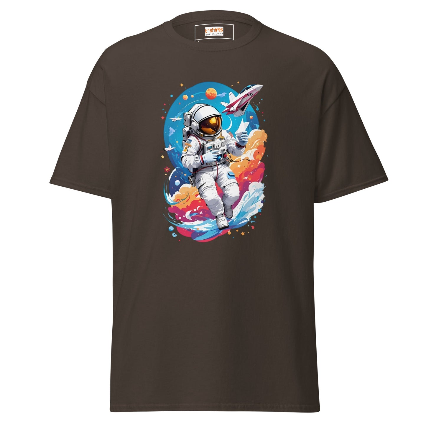 Astronaut Space T‑Shirt Cosmic Explorer Graphic Tee Unisex Cotton