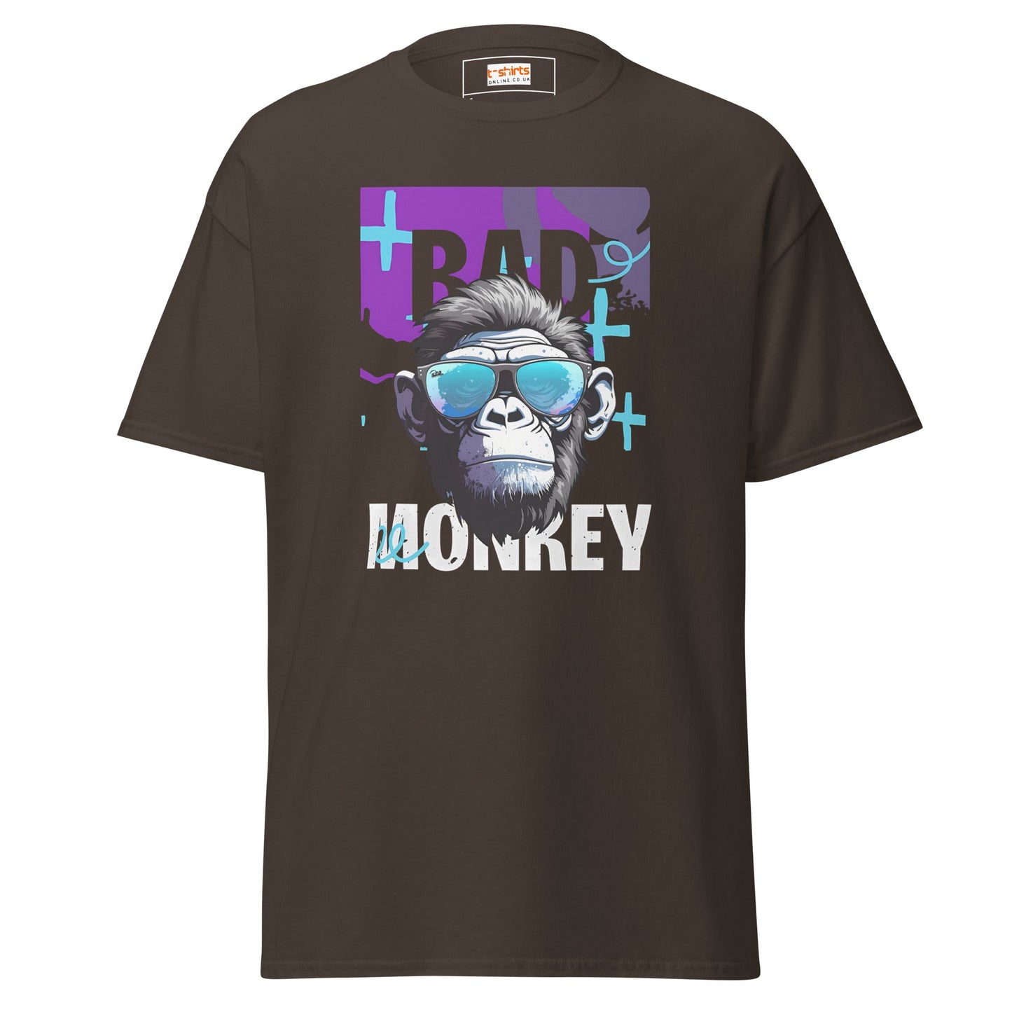 Bad Monkey Graphic Tee Naughty Ape Humor T‑Shirt 100% Cotton