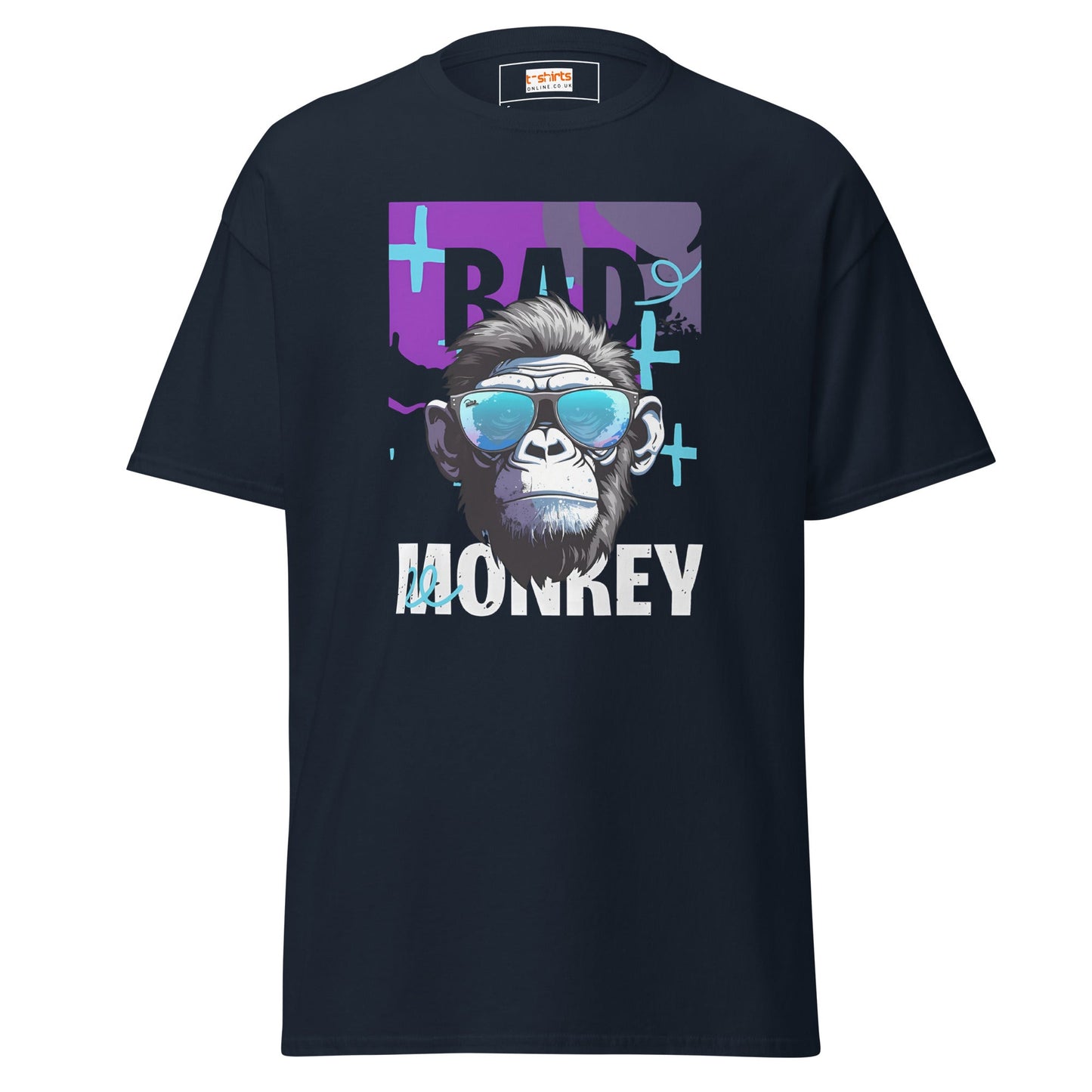 Bad Monkey Graphic Tee Naughty Ape Humor T‑Shirt 100% Cotton