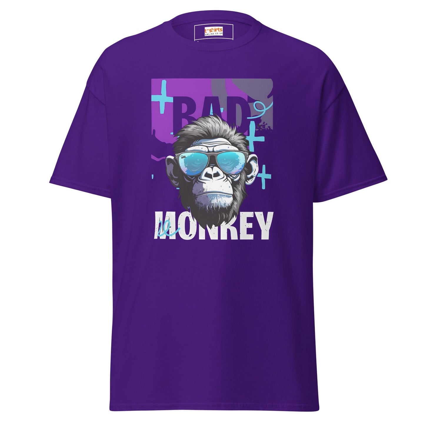 Bad Monkey Graphic Tee Naughty Ape Humor T‑Shirt 100% Cotton
