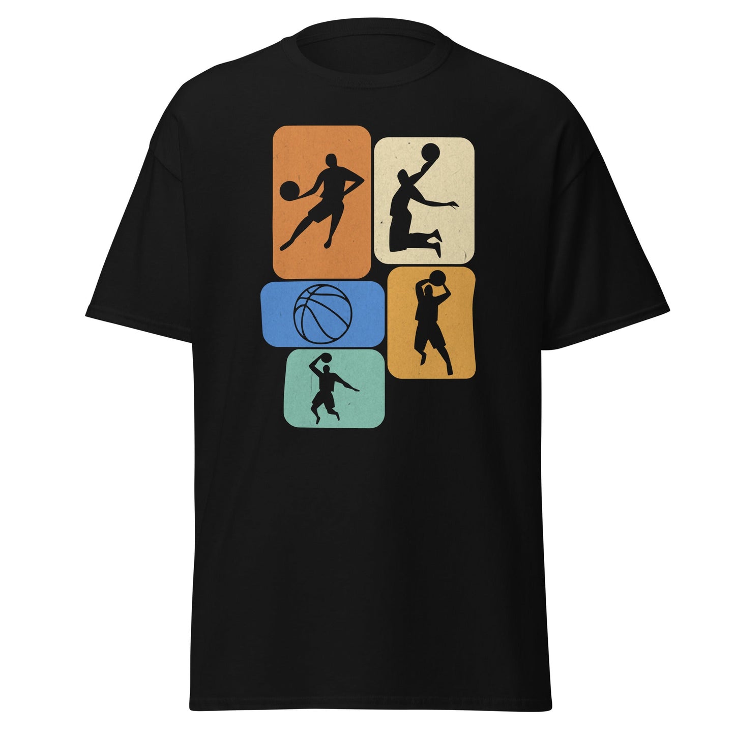 Basketball Player T-Shirt – Dynamic Basketball Graphic Cotton Tee
