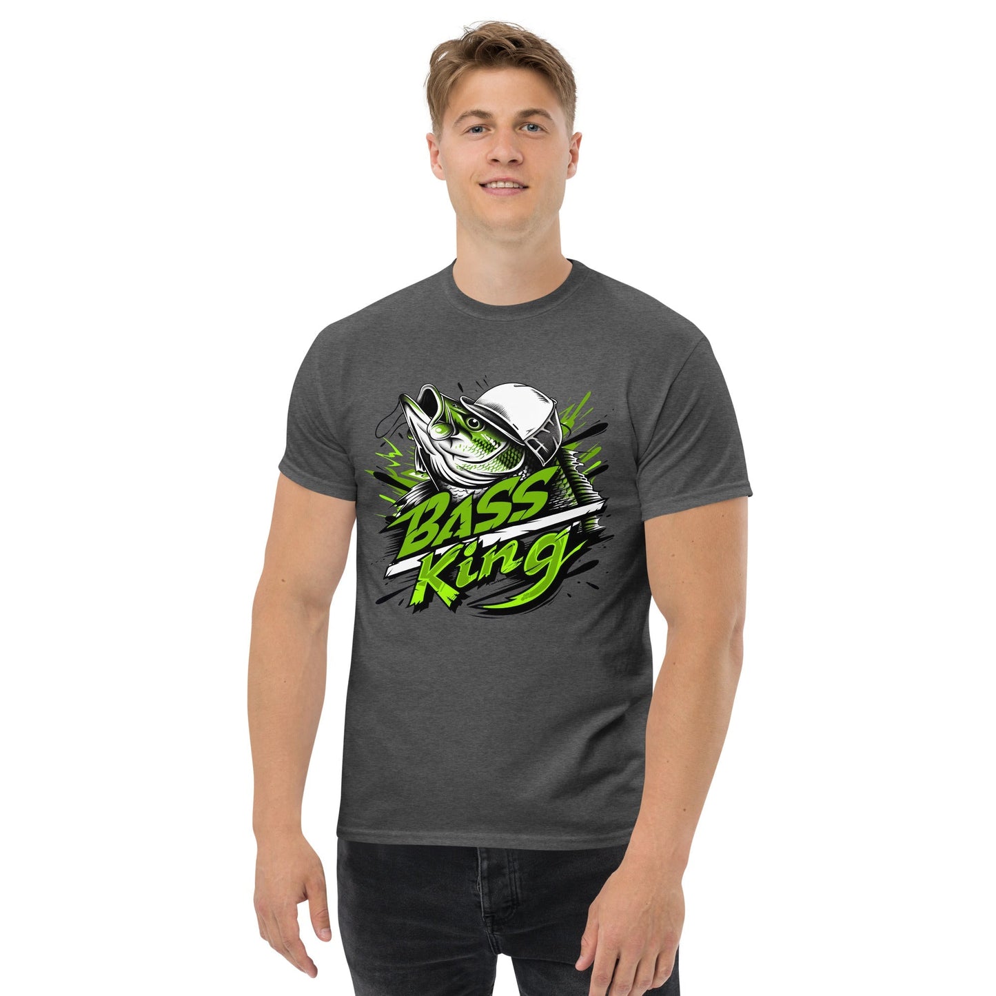 ass King Graphic Tee Perfect Gift for Fishing Lovers Cotton Tee