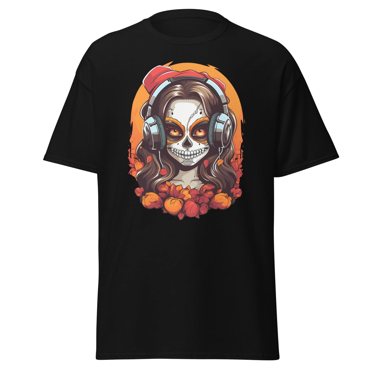 Premium Beats Skull T‑Shirt 100% Cotton Music and Skull Graphic Tee