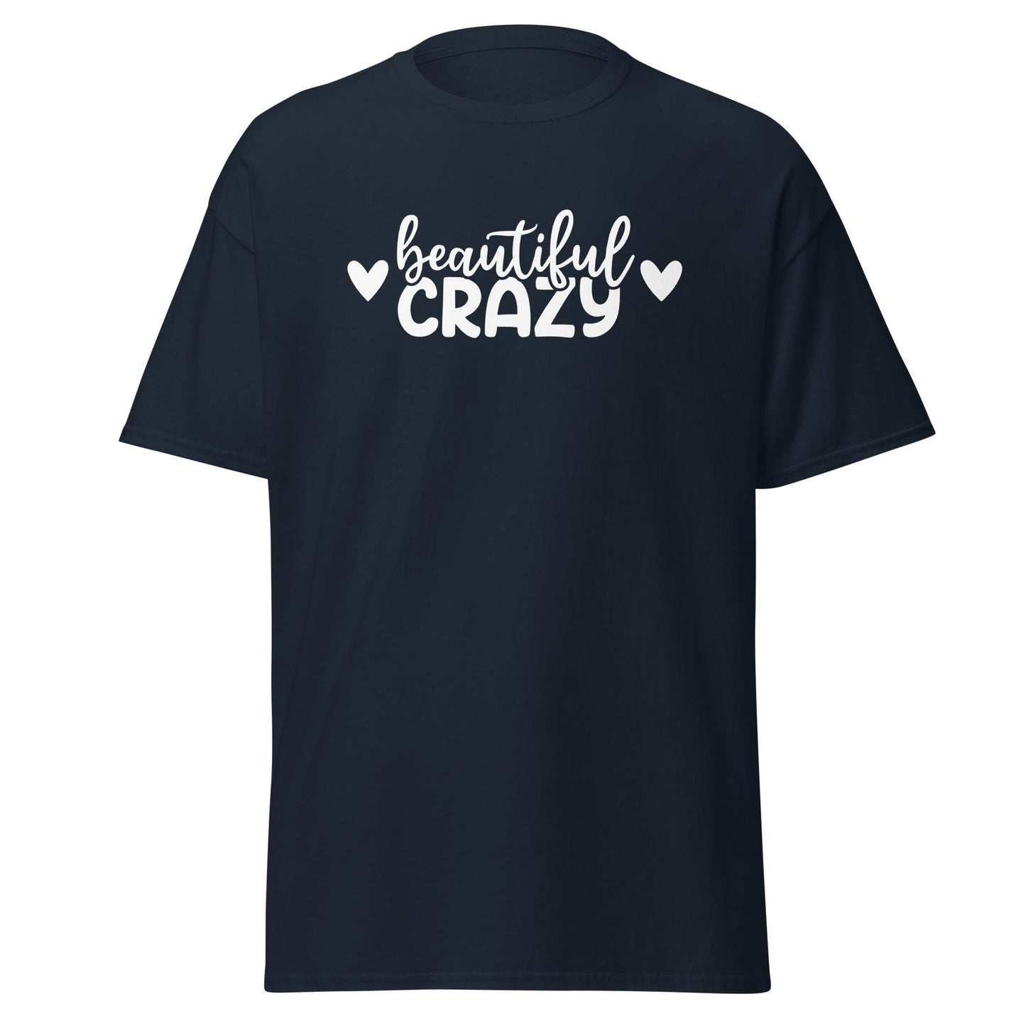 Beautiful Crazy Woman’s T-Shirt – Bold Graphic Cotton Tee for Women
