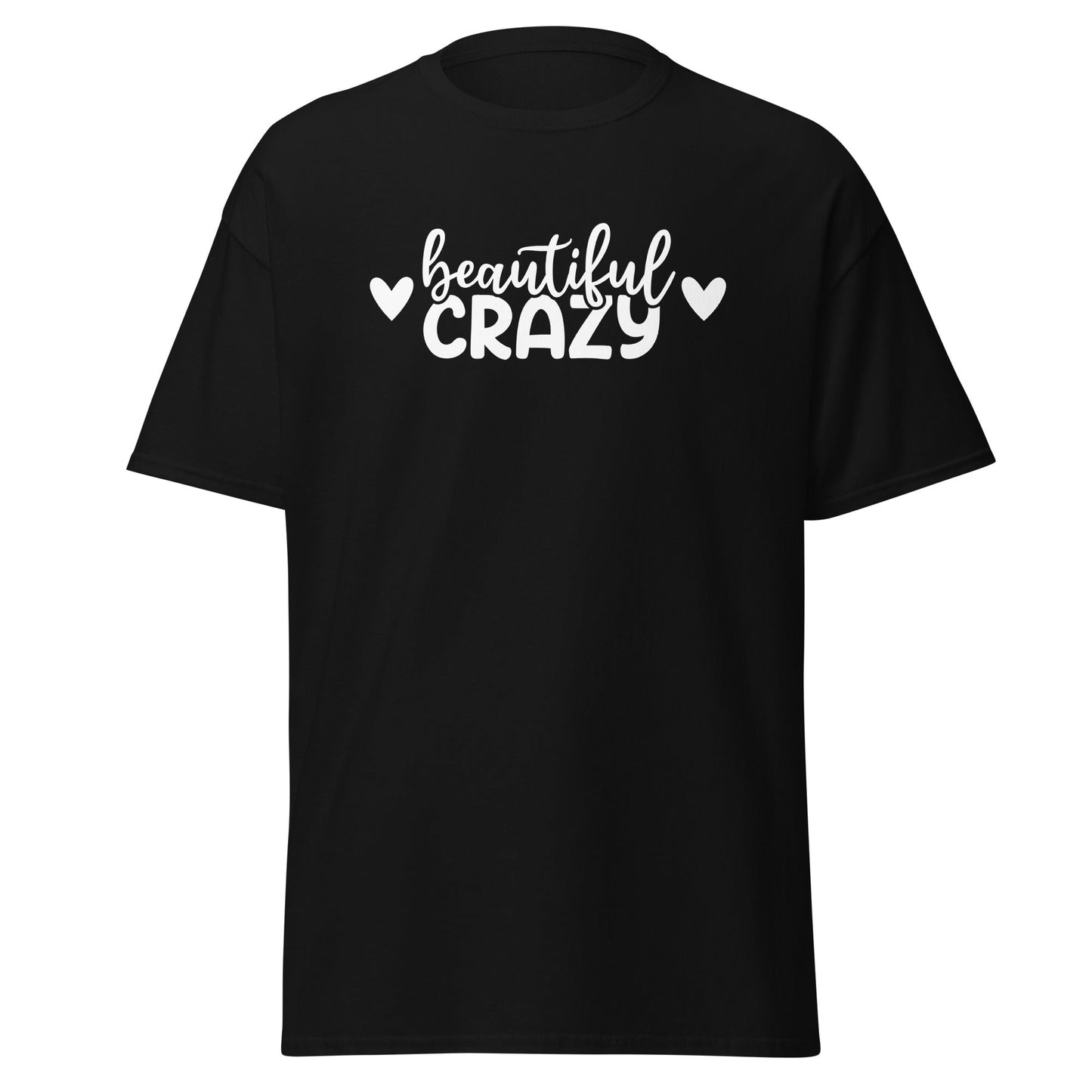 Beautiful Crazy Woman’s T-Shirt – Bold Graphic Cotton Tee for Women