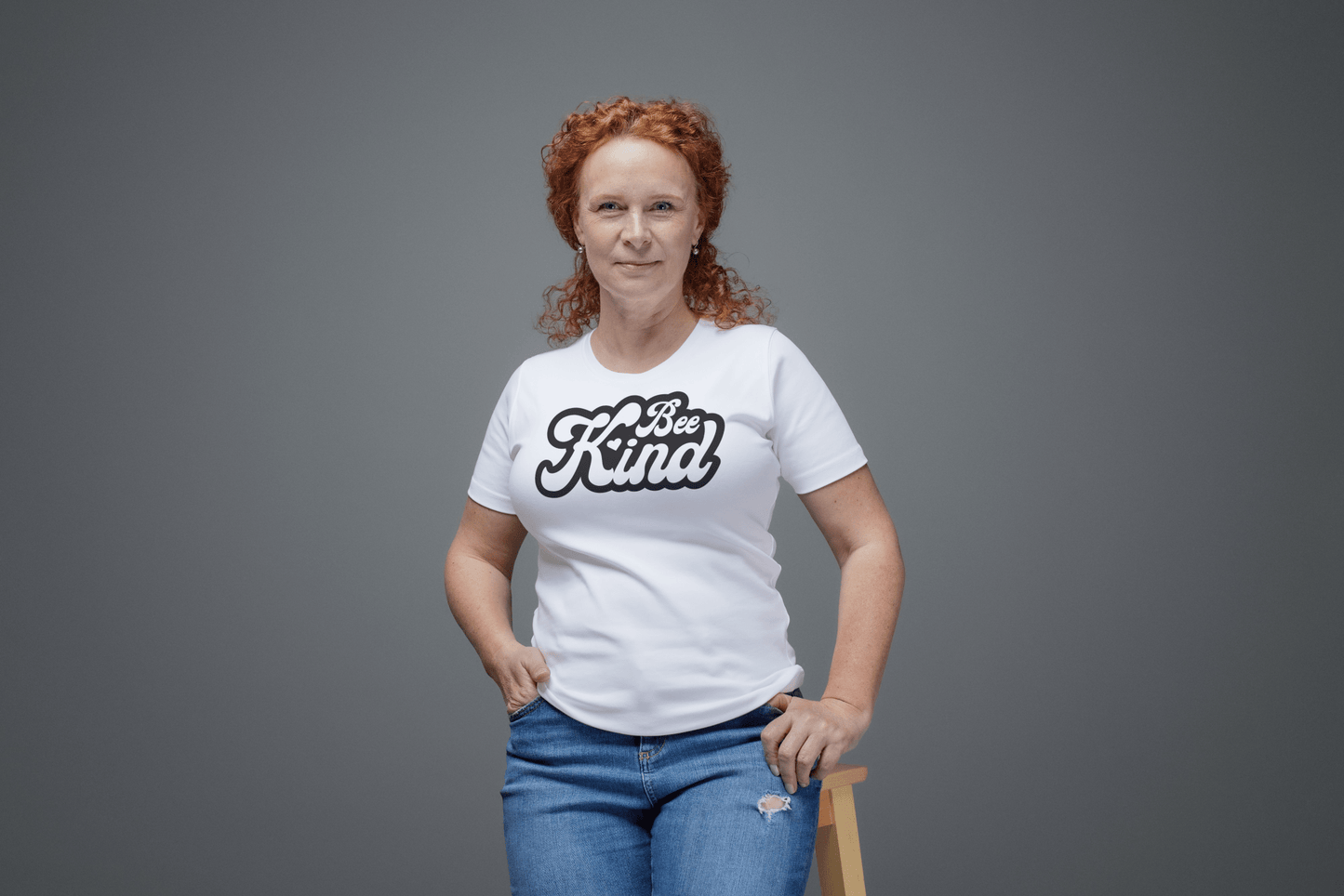 Bee Kind T‑Shirt Cute Positive Message Graphic Tee Unisex Cotton