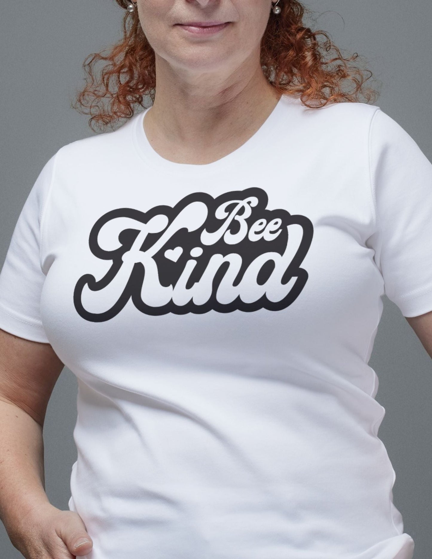 Bee Kind T‑Shirt Cute Positive Message Graphic Tee Unisex Cotton