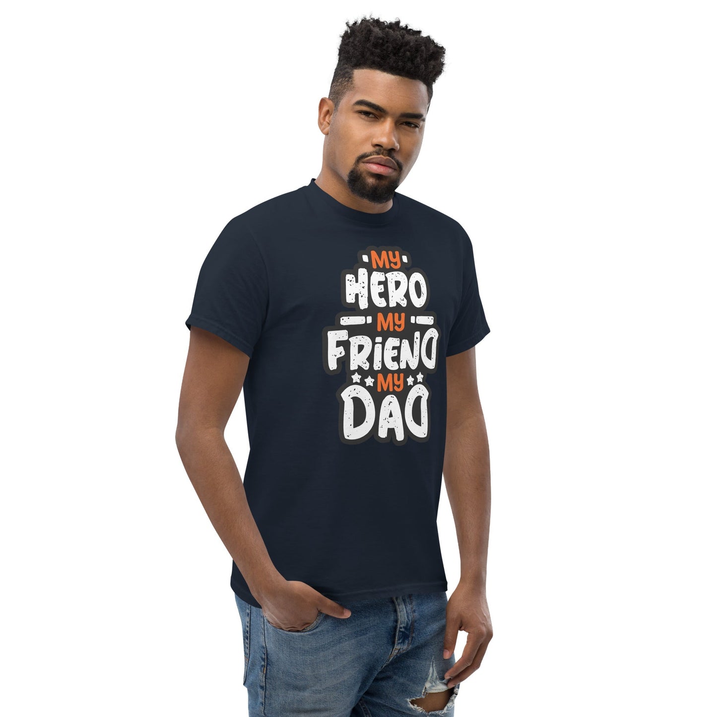Best Dad Ever T‑Shirt Bold Fatherhood Graphic Tee for Men