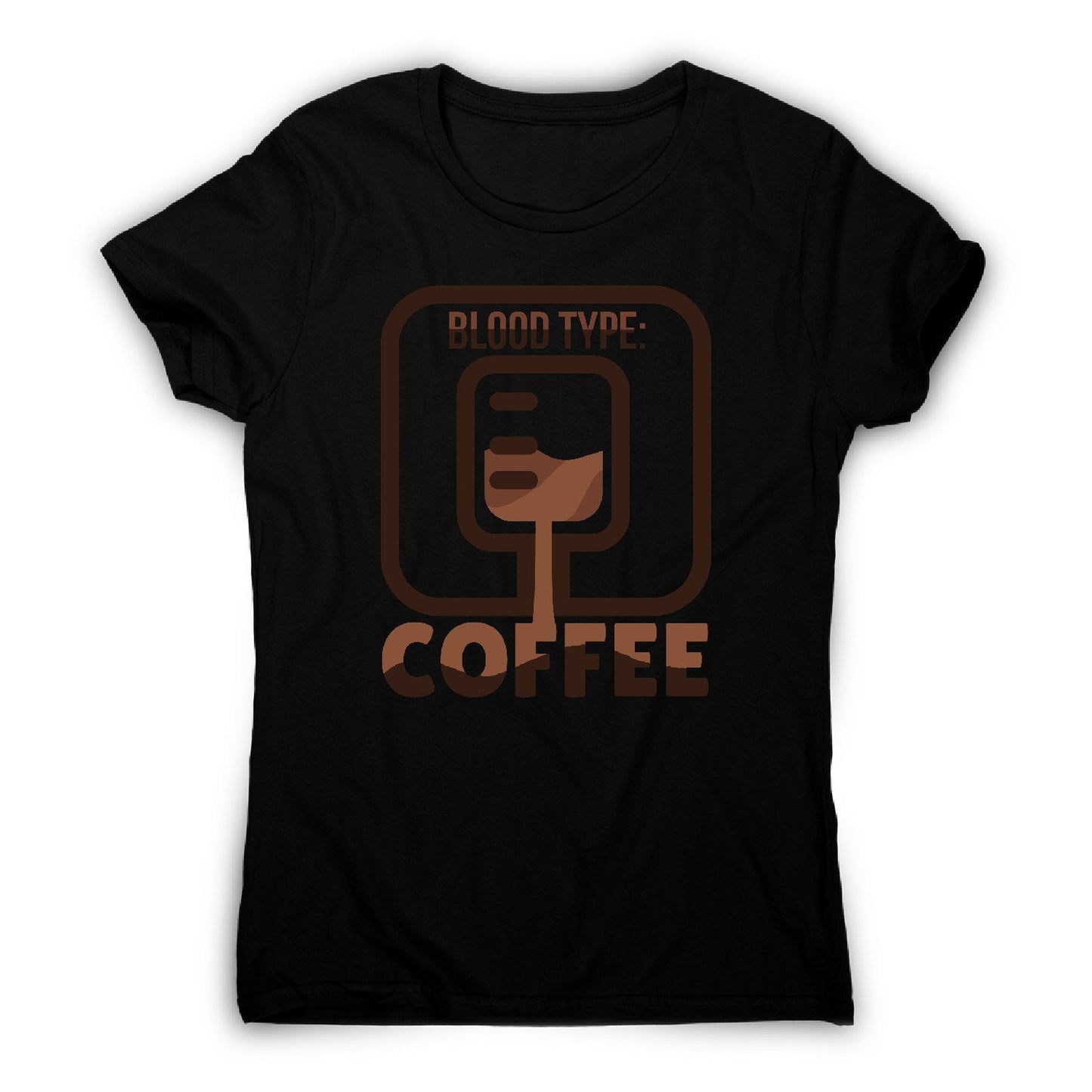 Blood type coffee - women's funny premium t-shirt