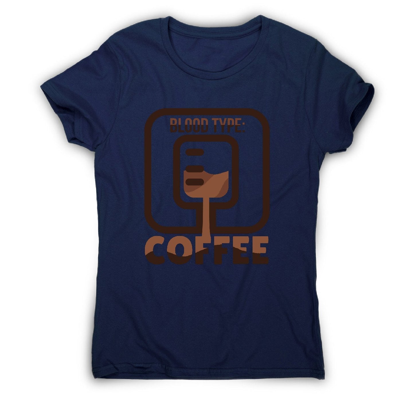 Blood type coffee - women's funny premium t-shirt