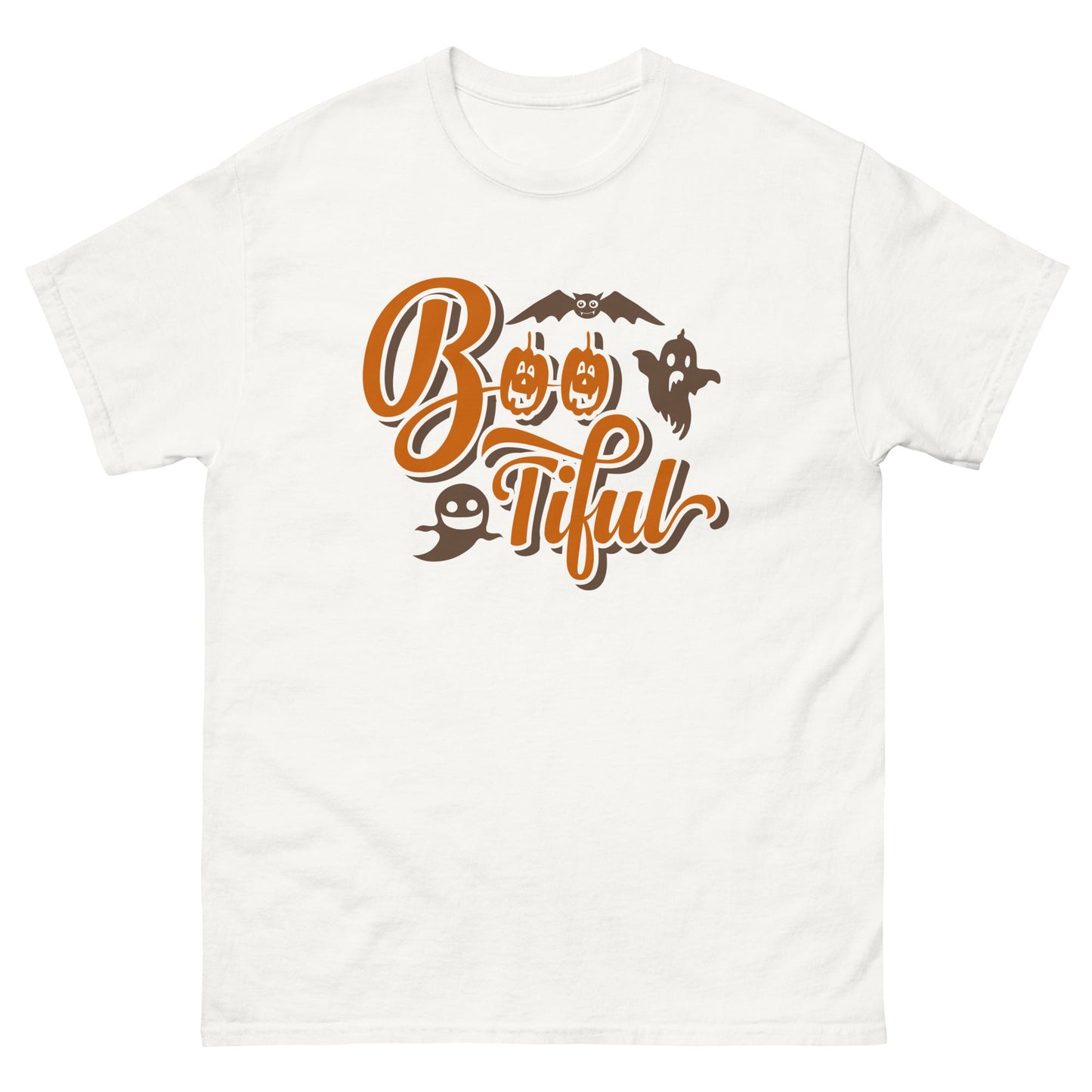 Boo-tiful Ghost Shirt Halloween Vibes Cute & Creepy Graphic Tee