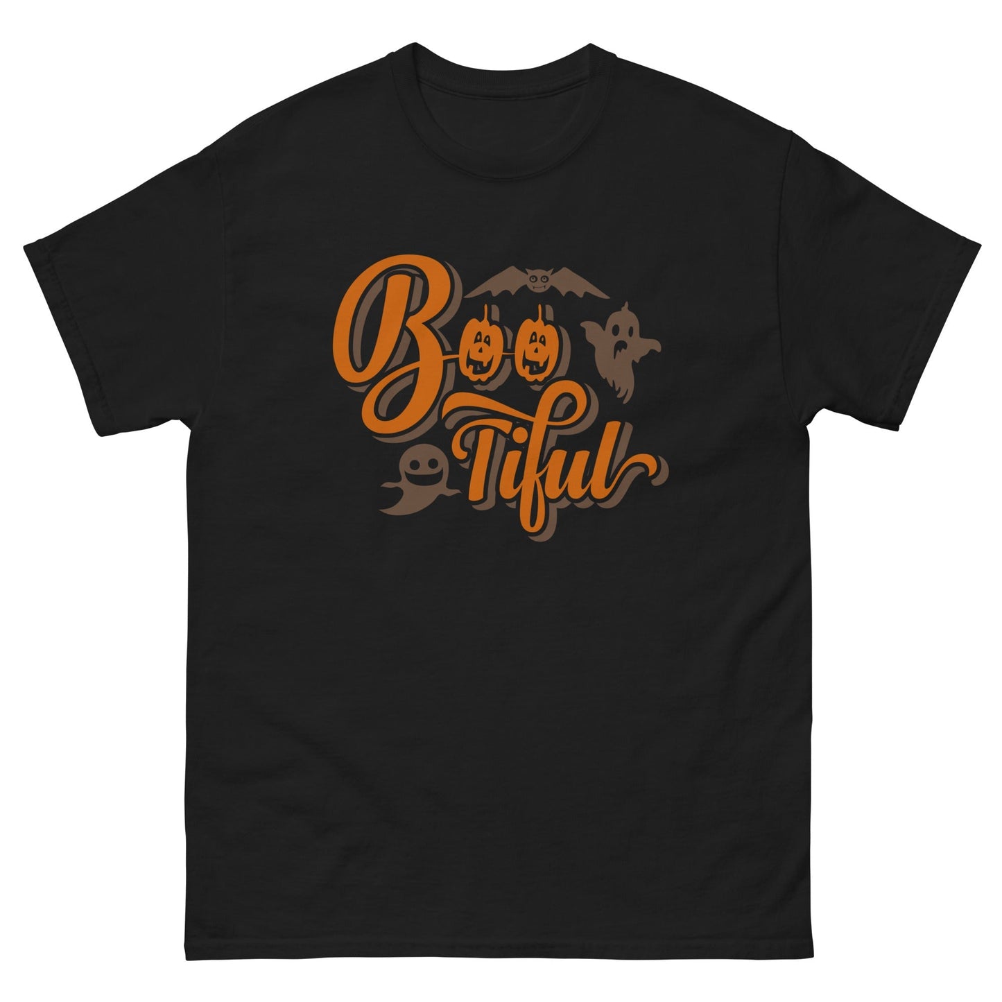 Boo-tiful Ghost Shirt Halloween Vibes Cute & Creepy Graphic Tee