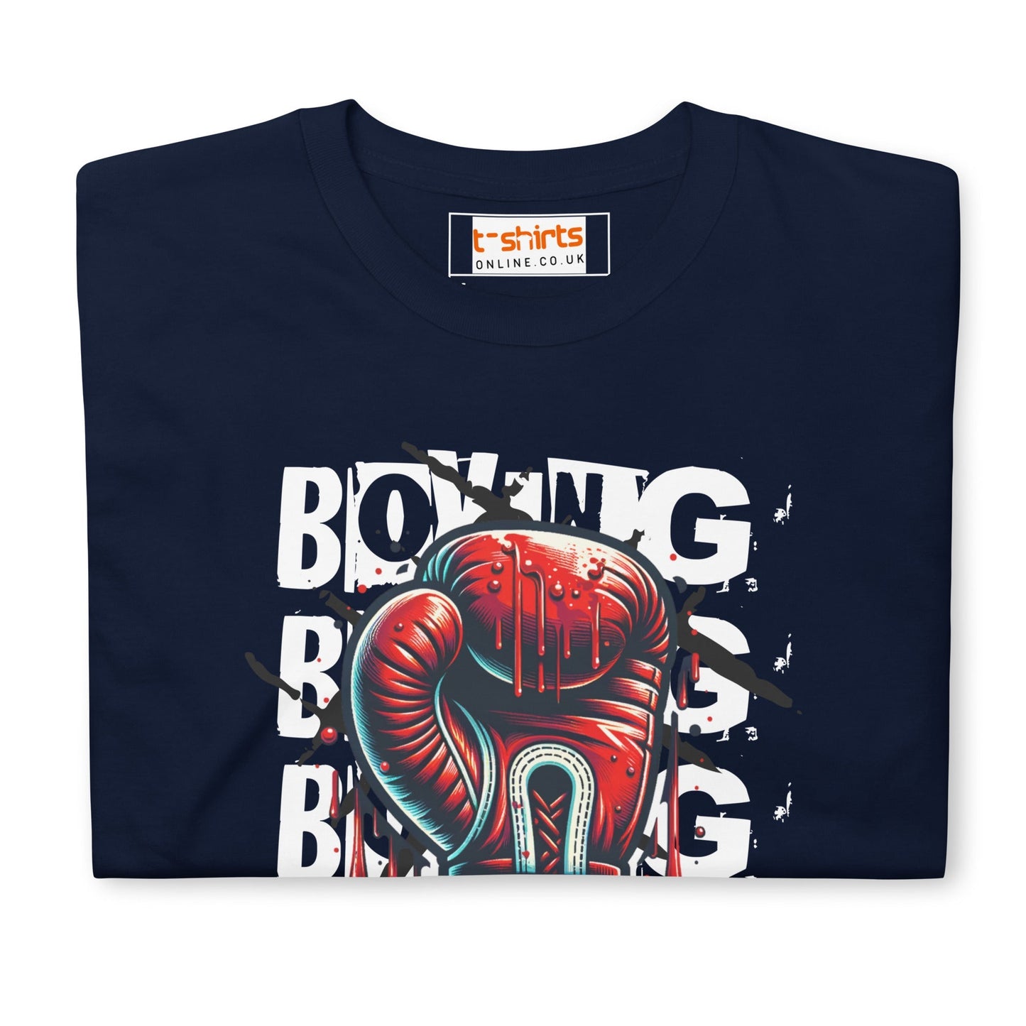 Boxing Lifestyle T‑Shirt Fighter's Heart Quote Graphic Tee