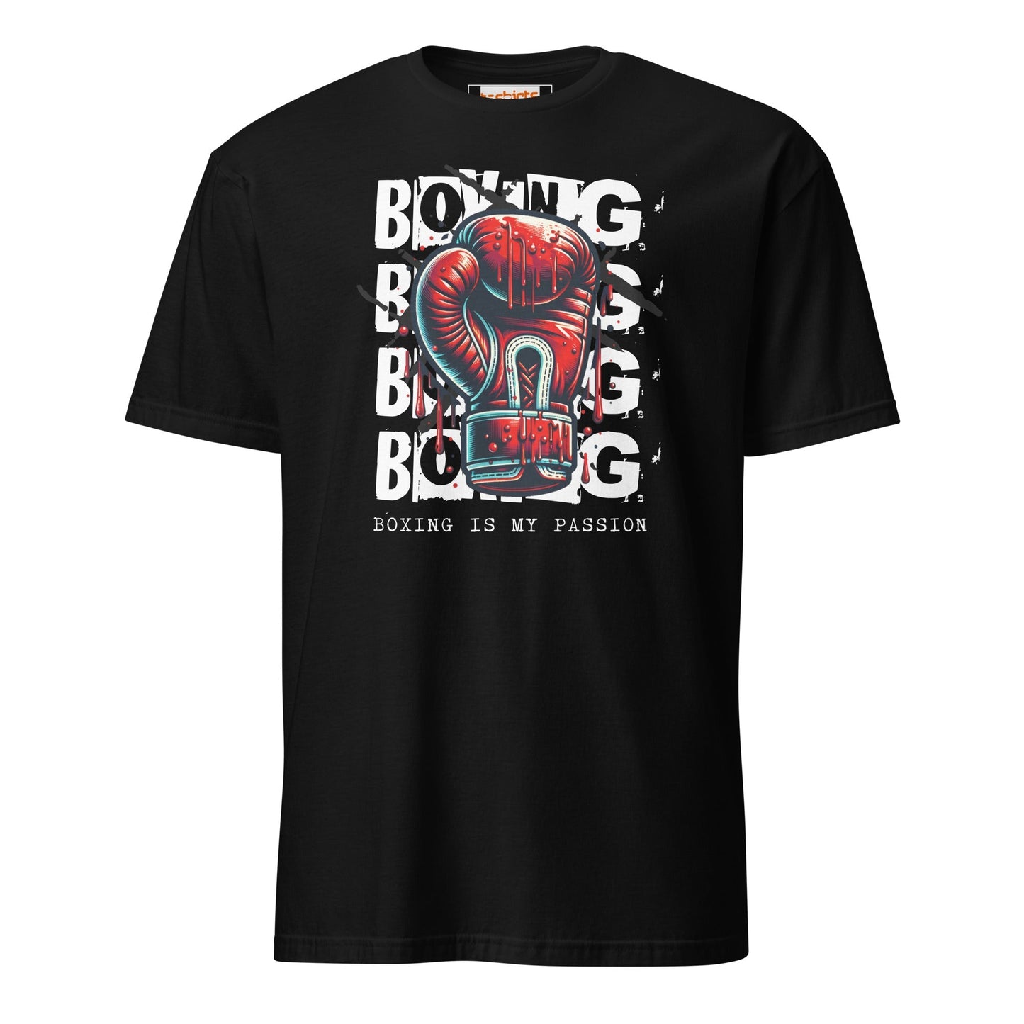 Boxing Lifestyle T‑Shirt Fighter's Heart Quote Graphic Tee
