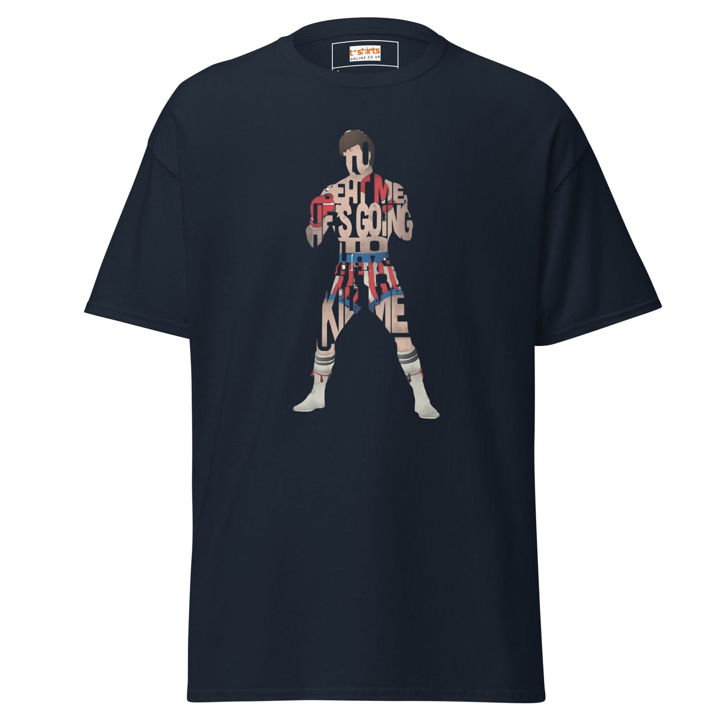 Premium Boxing T‑Shirt Bold Fighter Silhouette Graphic Tee for Men
