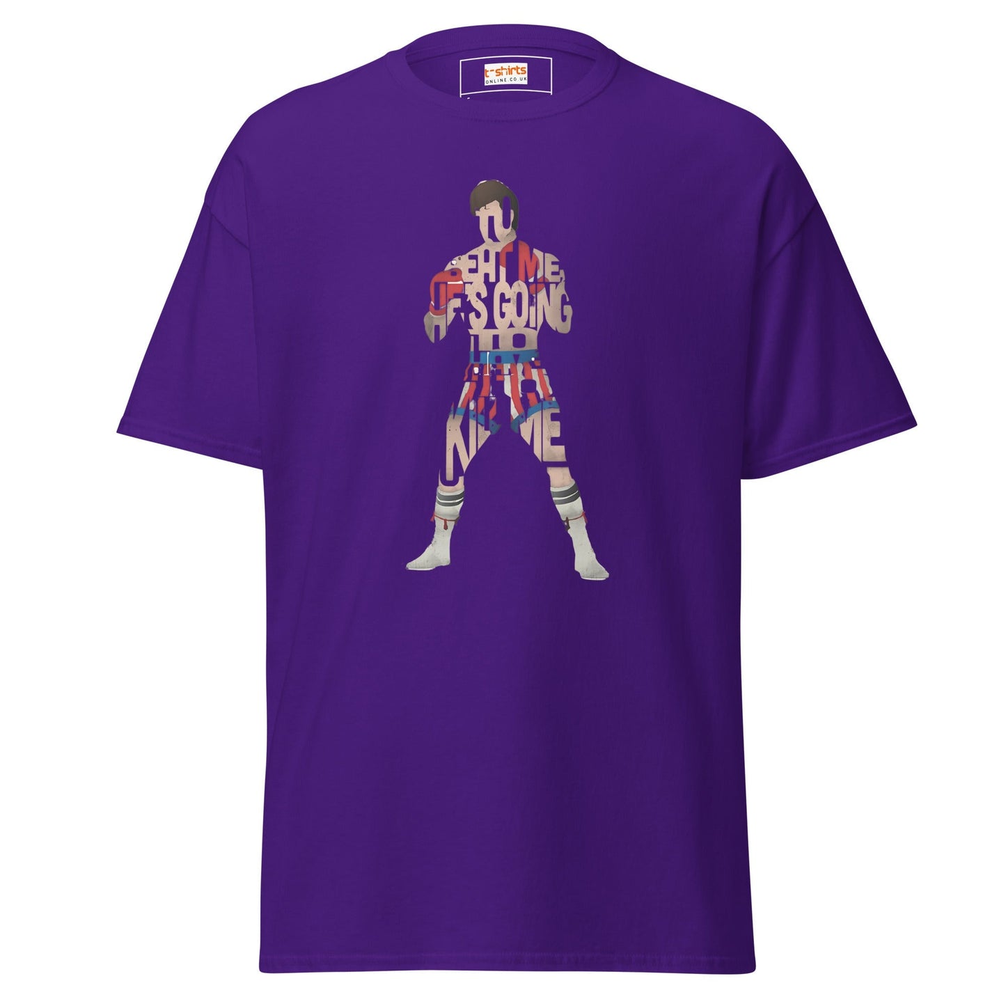 Premium Boxing T‑Shirt Bold Fighter Silhouette Graphic Tee for Men