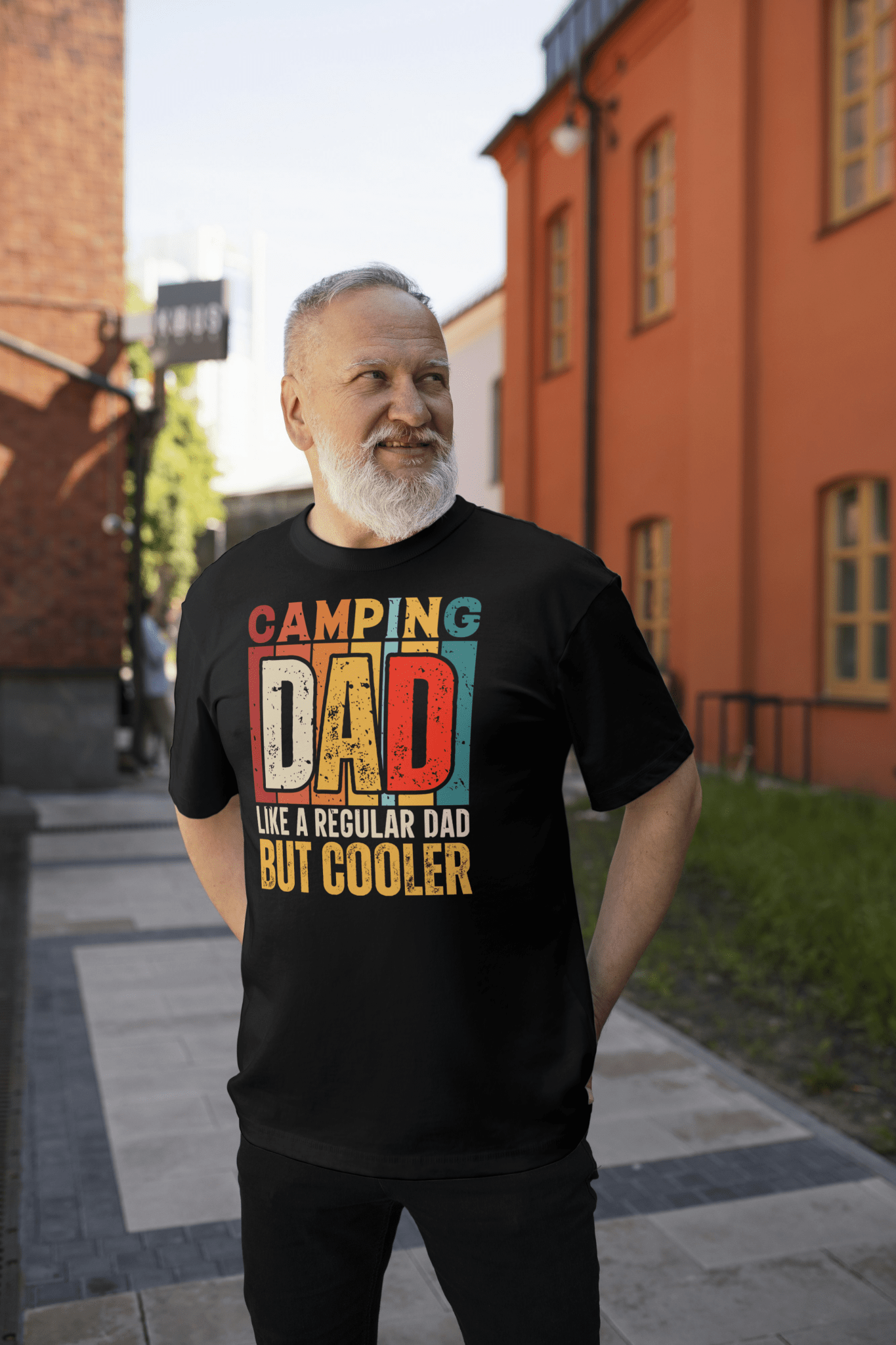 Camping Dad Father’s Day T-Shirt – Outdoor Adventure Graphic Tee