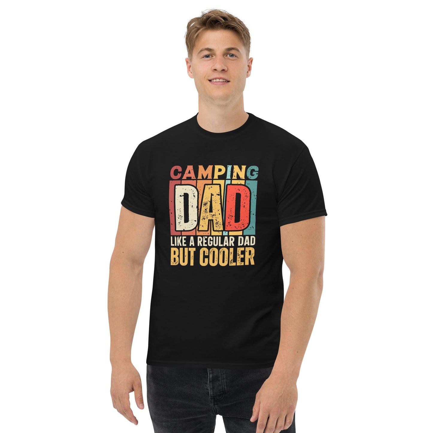 Camping Dad Father’s Day T-Shirt – Outdoor Adventure Graphic Tee