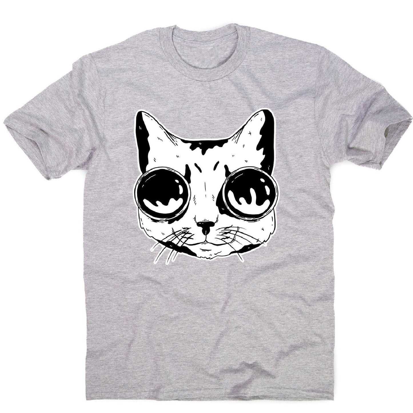 Cat with goggles - men's funny premium t-shirt