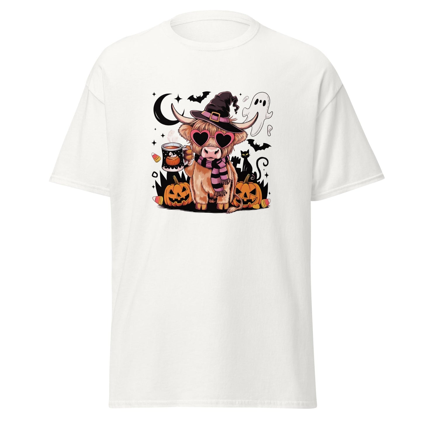 Cow Halloween T-Shirt – Cute Spooky Cow Graphic Tee