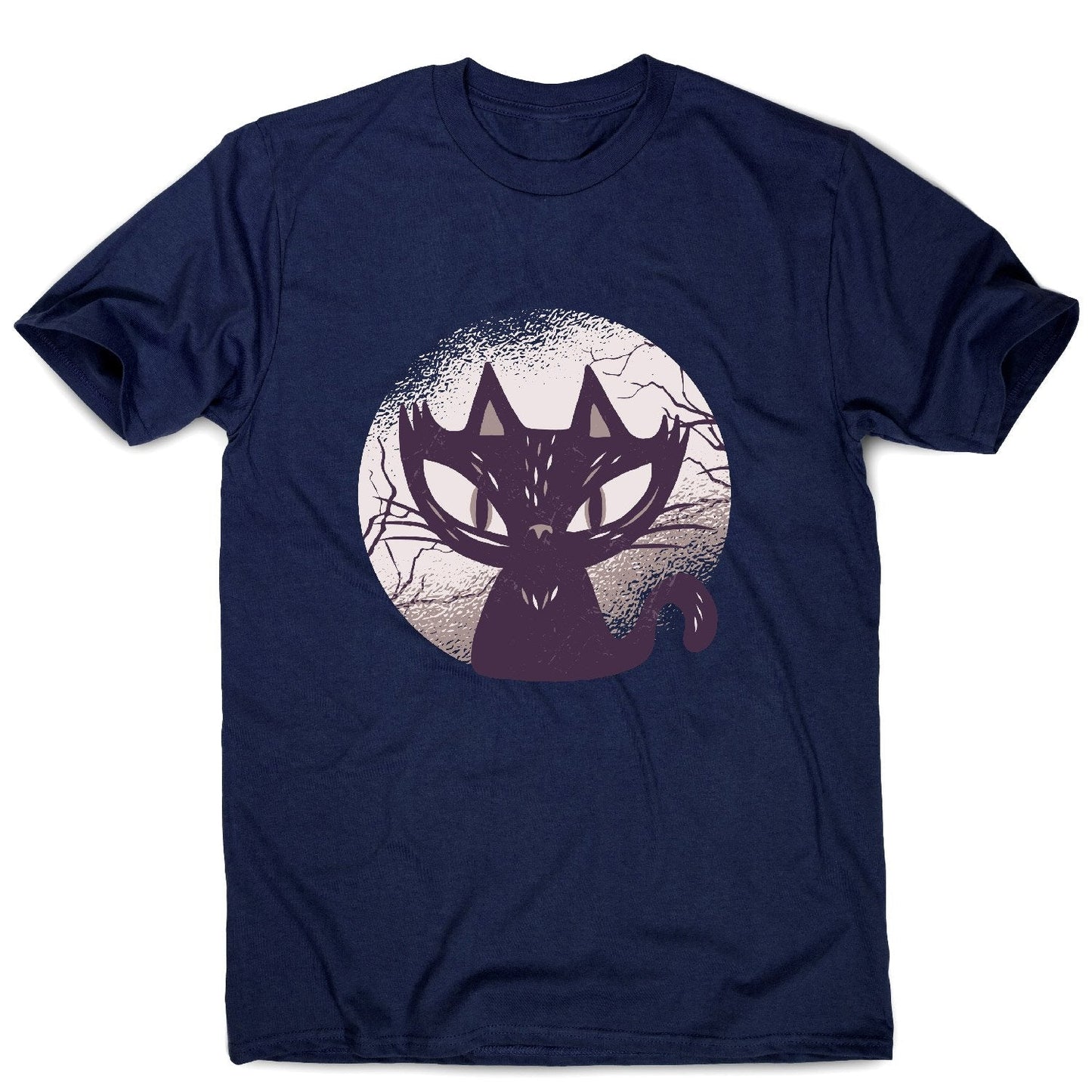 Dark cat - funny halloween men's t-shirt