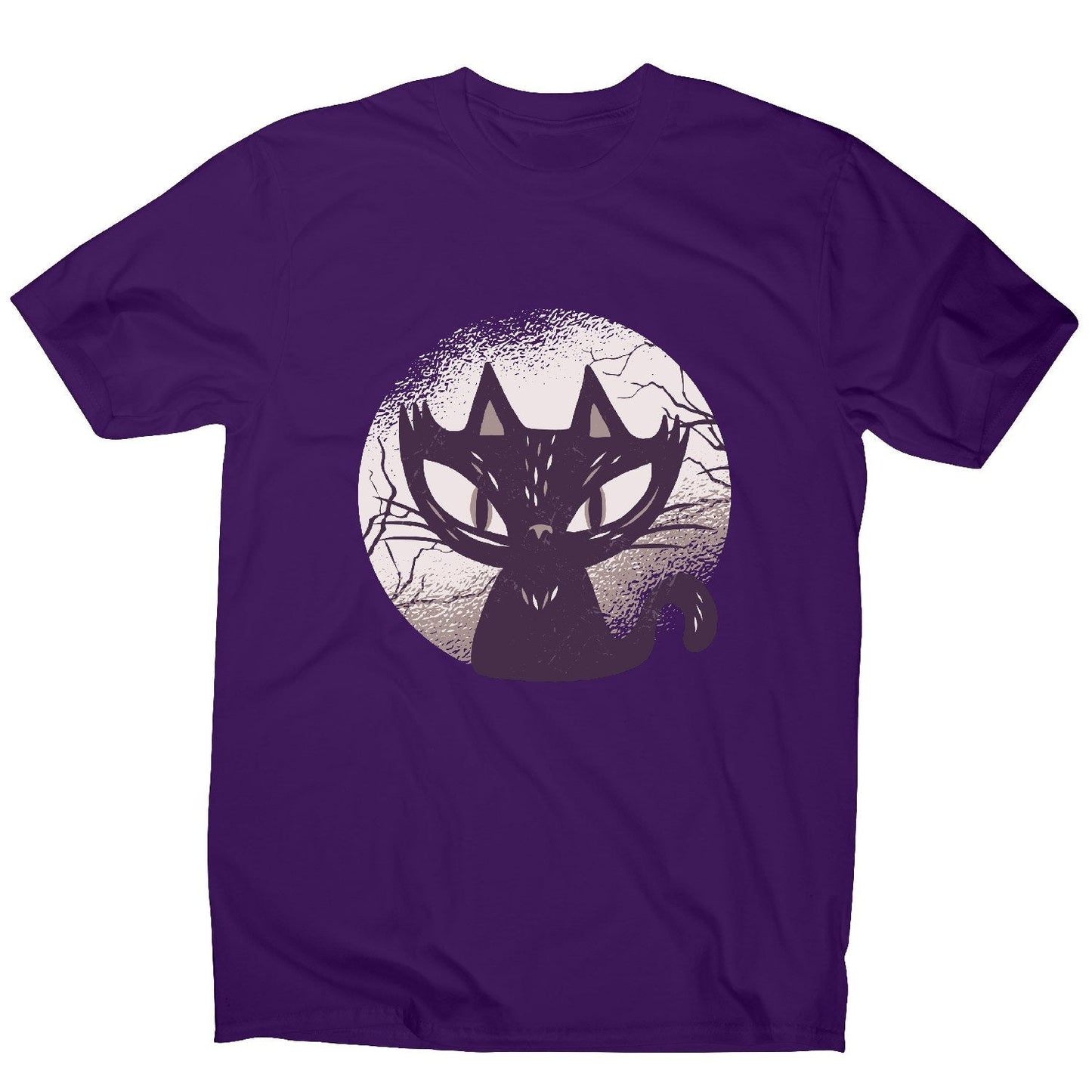 Dark cat - funny halloween men's t-shirt