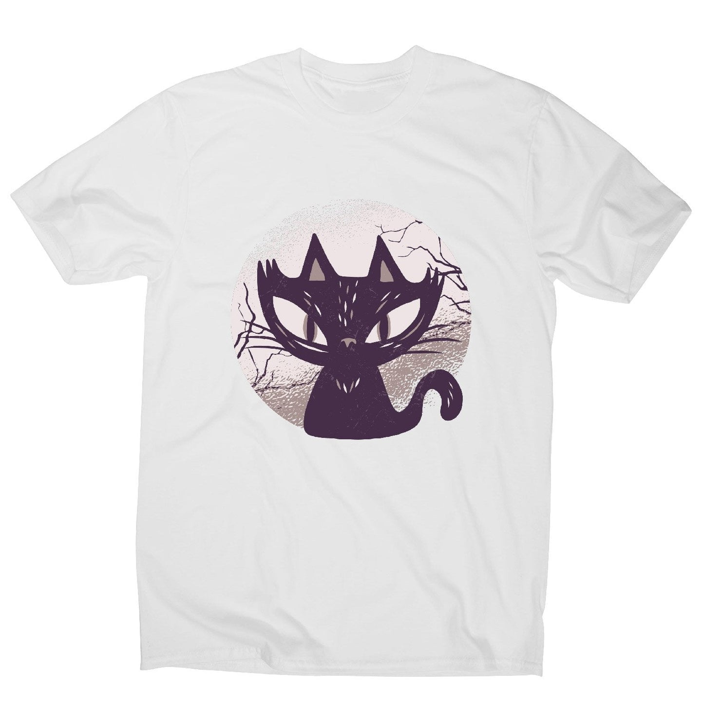 Dark cat - funny halloween men's t-shirt