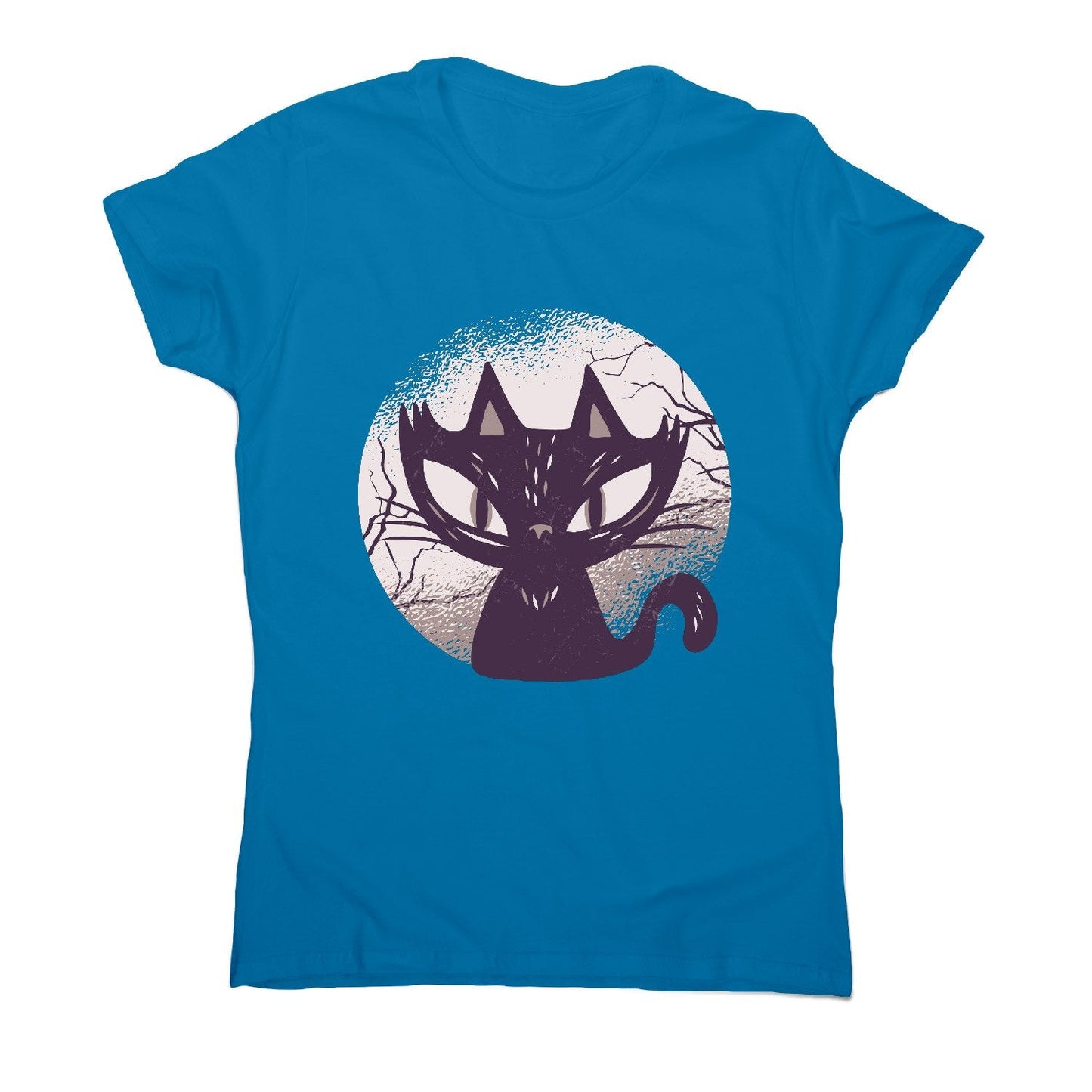 Dark cat - funny halloween women's t-shirt