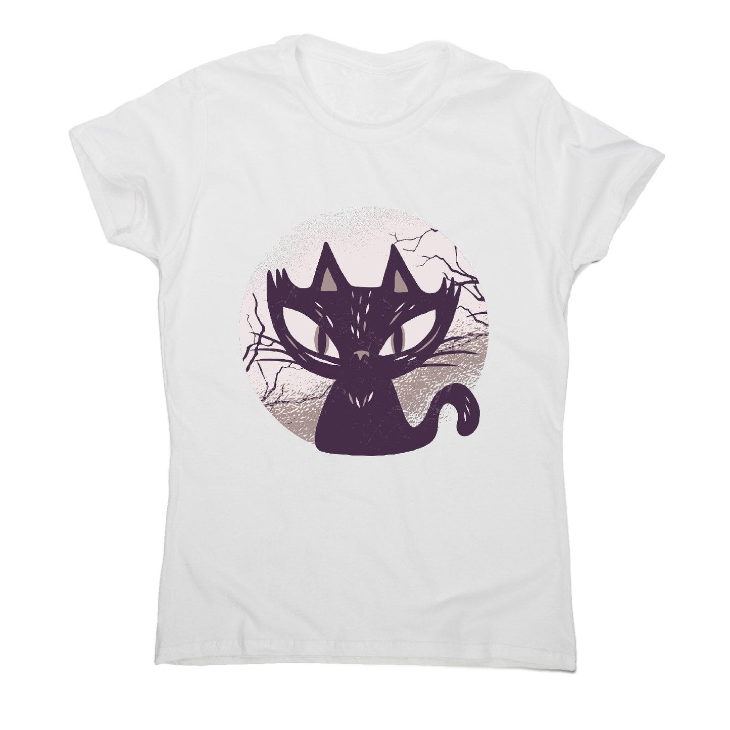 Dark cat - funny halloween women's t-shirt