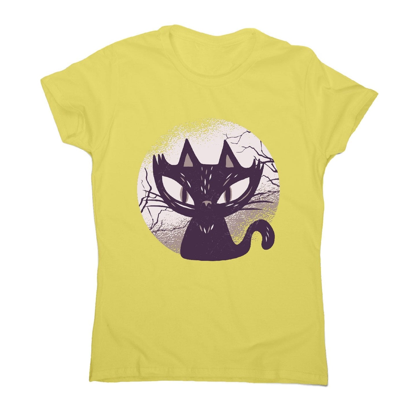 Dark cat - funny halloween women's t-shirt