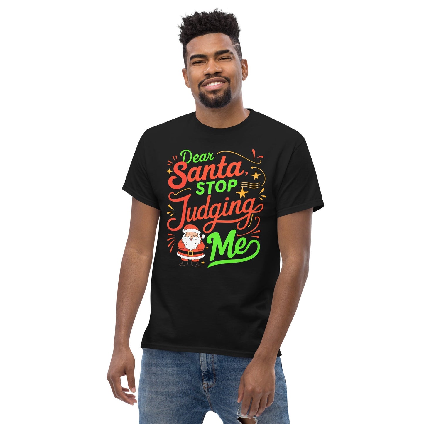 Dear Santa Christmas T‑Shirt Funny Holiday Wish Graphic Tee Unisex Cotton
