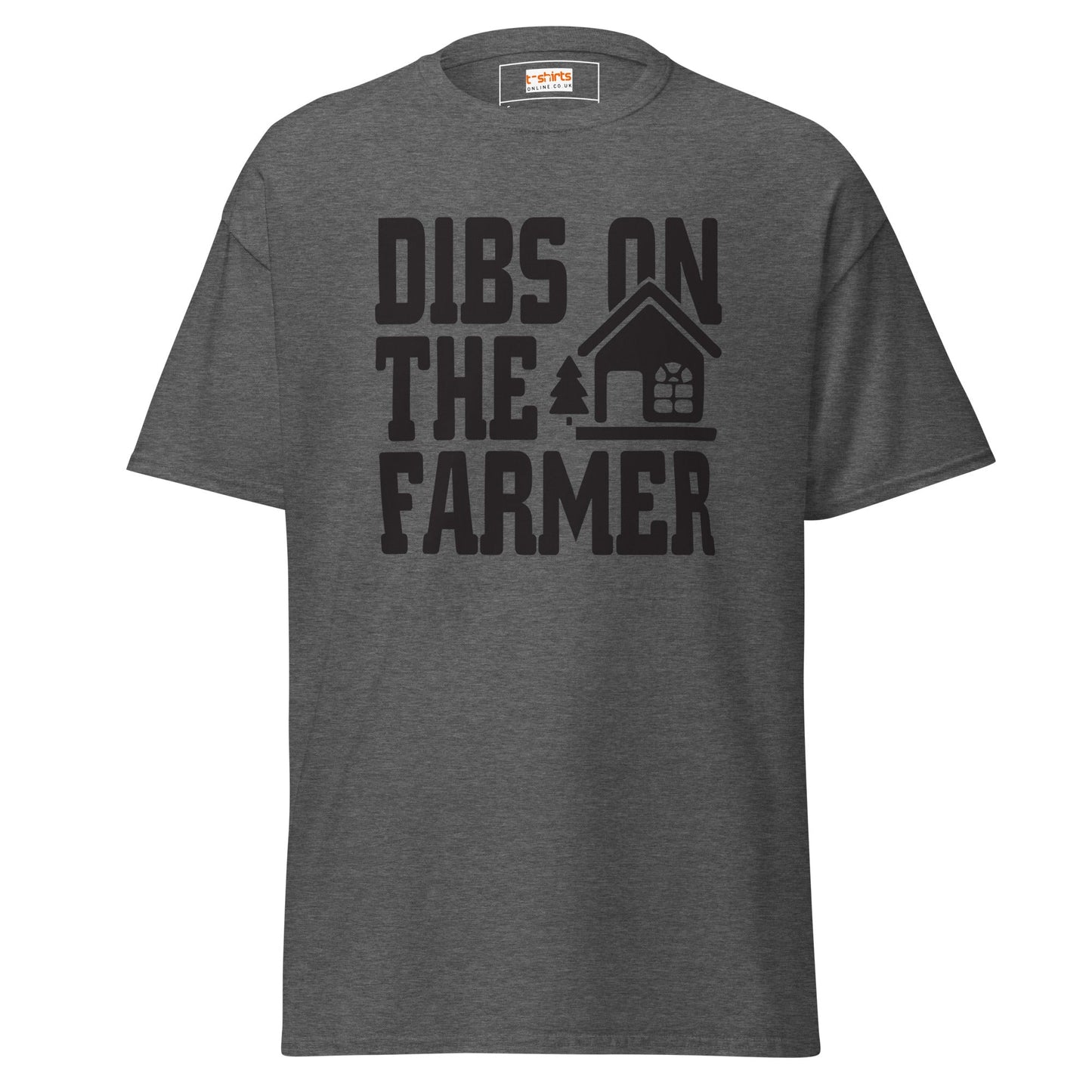 “Dibs on the Farmer†Novelty T‑Shirt – Cute Country Romance Graphic Tee